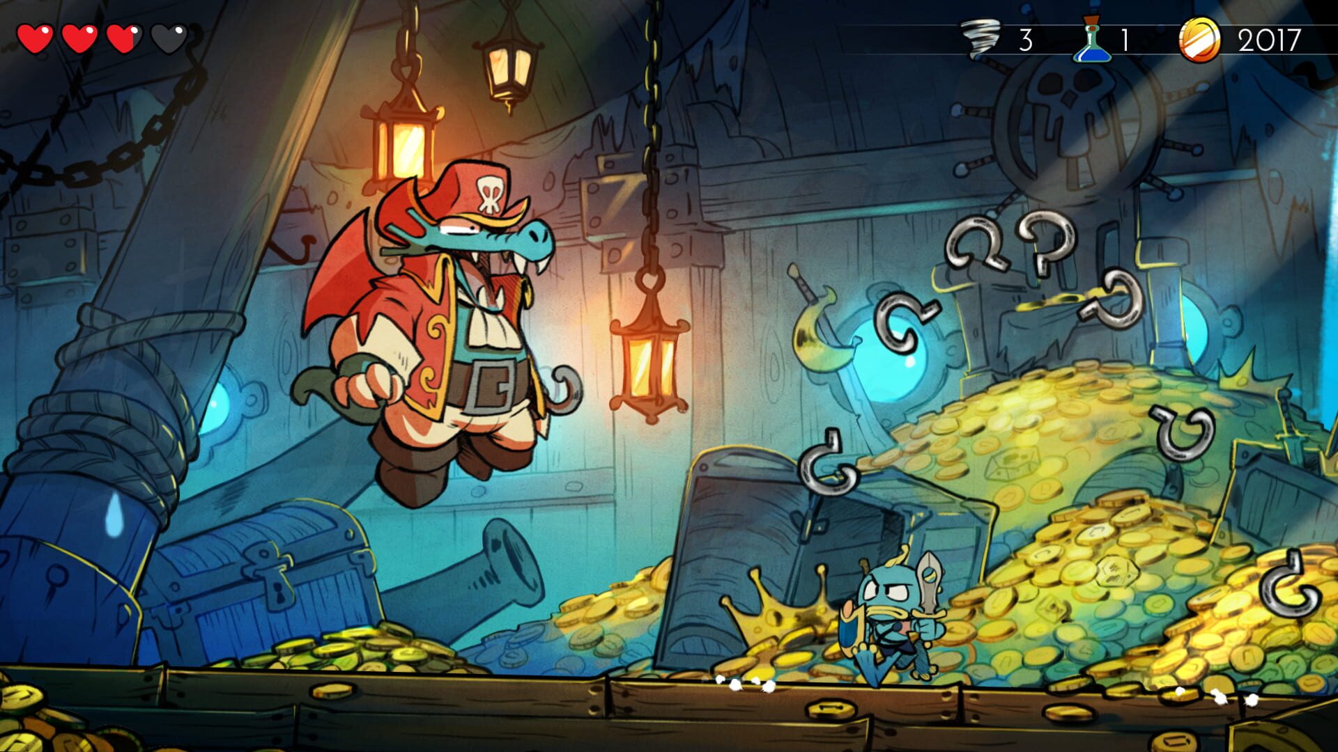 Screenshot for Wonder Boy: The Dragon's Trap