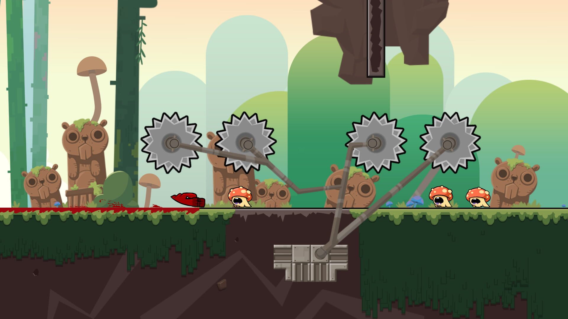 Screenshot for Super Meat Boy Forever