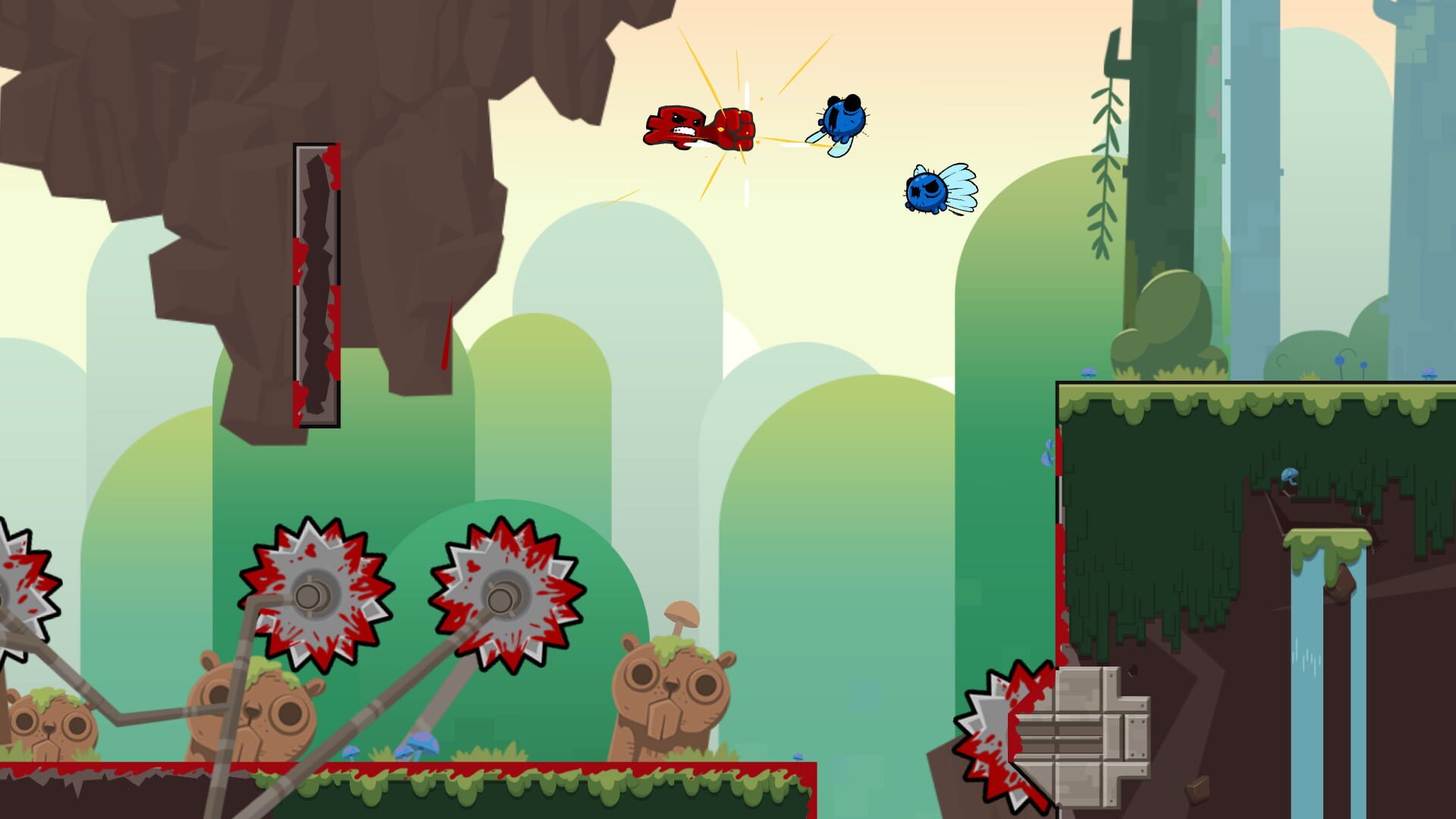 Screenshot for Super Meat Boy Forever