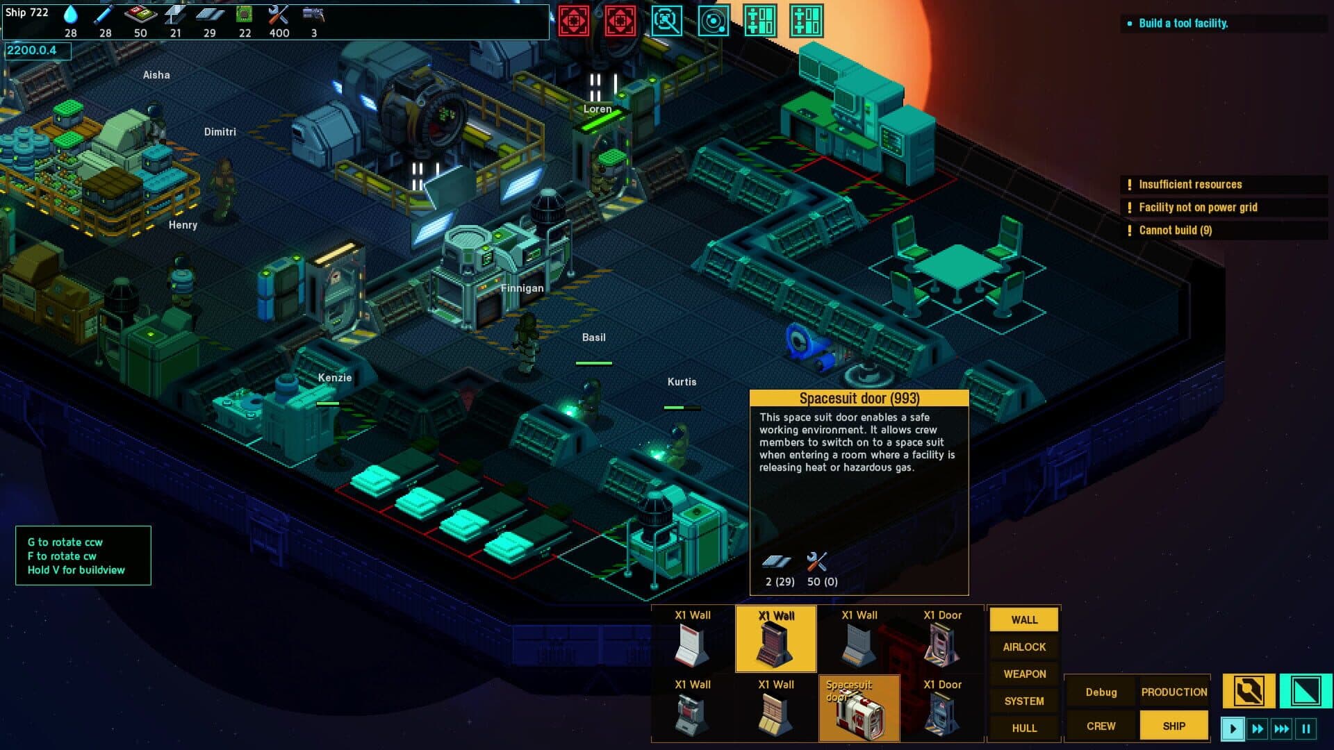 Screenshot for Space Haven