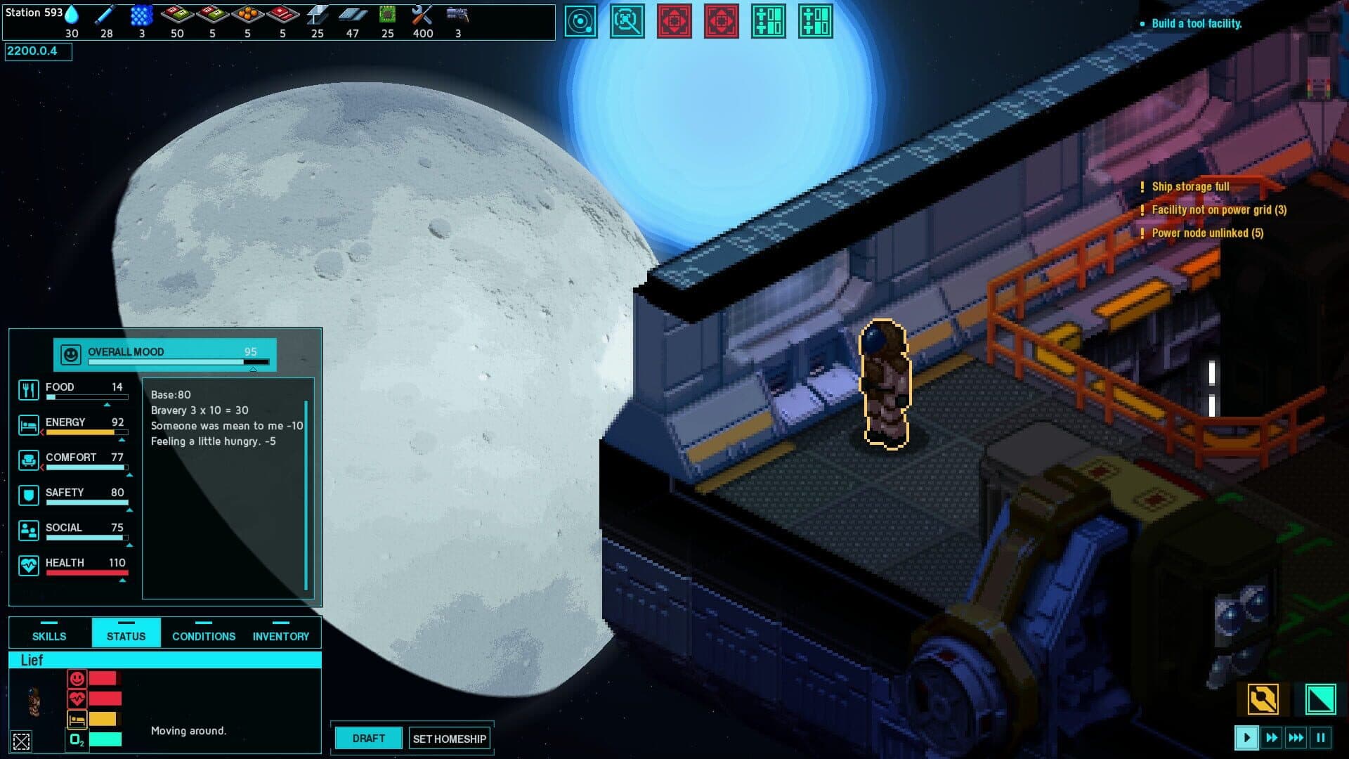 Screenshot for Space Haven