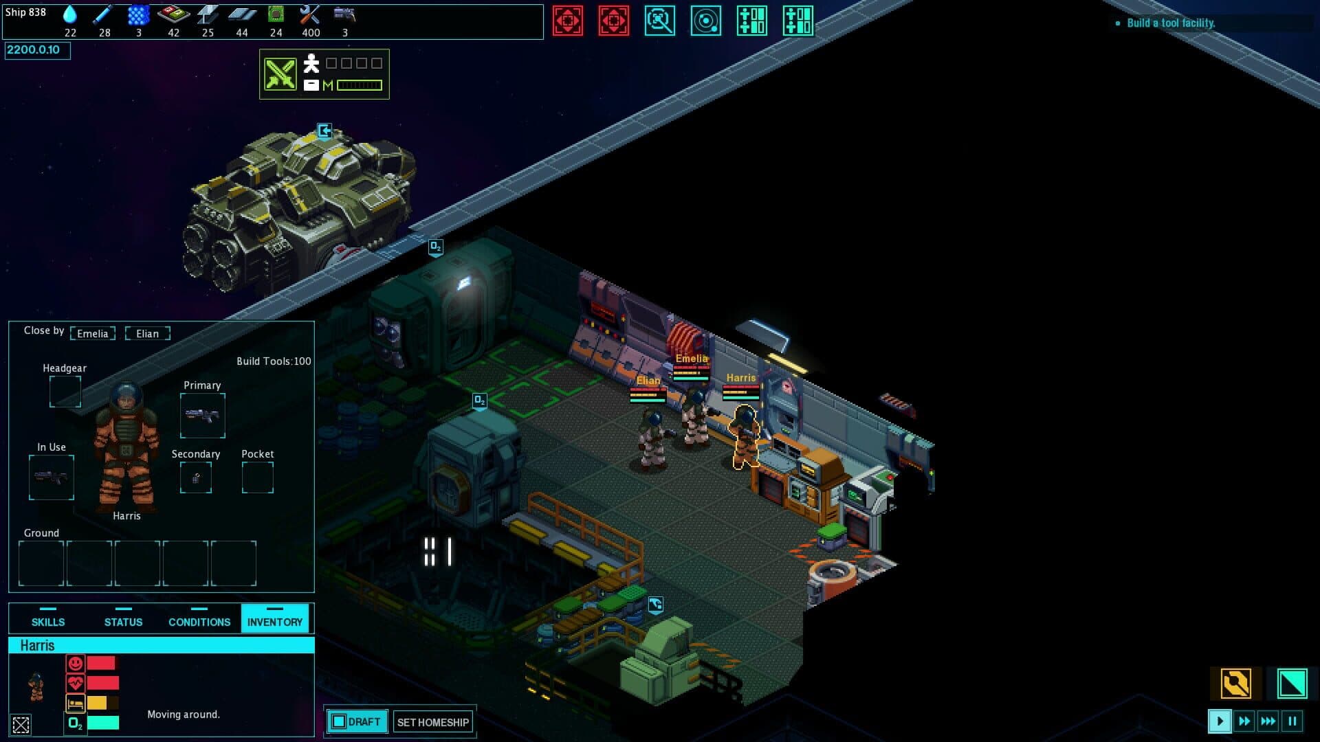 Screenshot for Space Haven