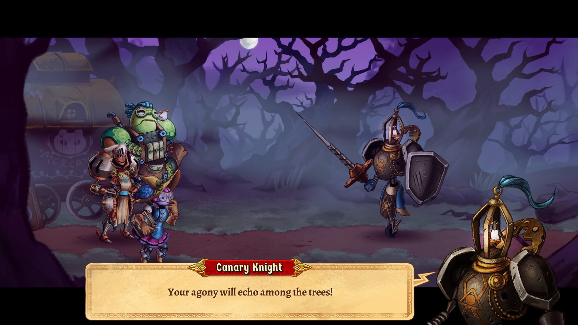 Screenshot for SteamWorld Quest: Hand of Gilgamech