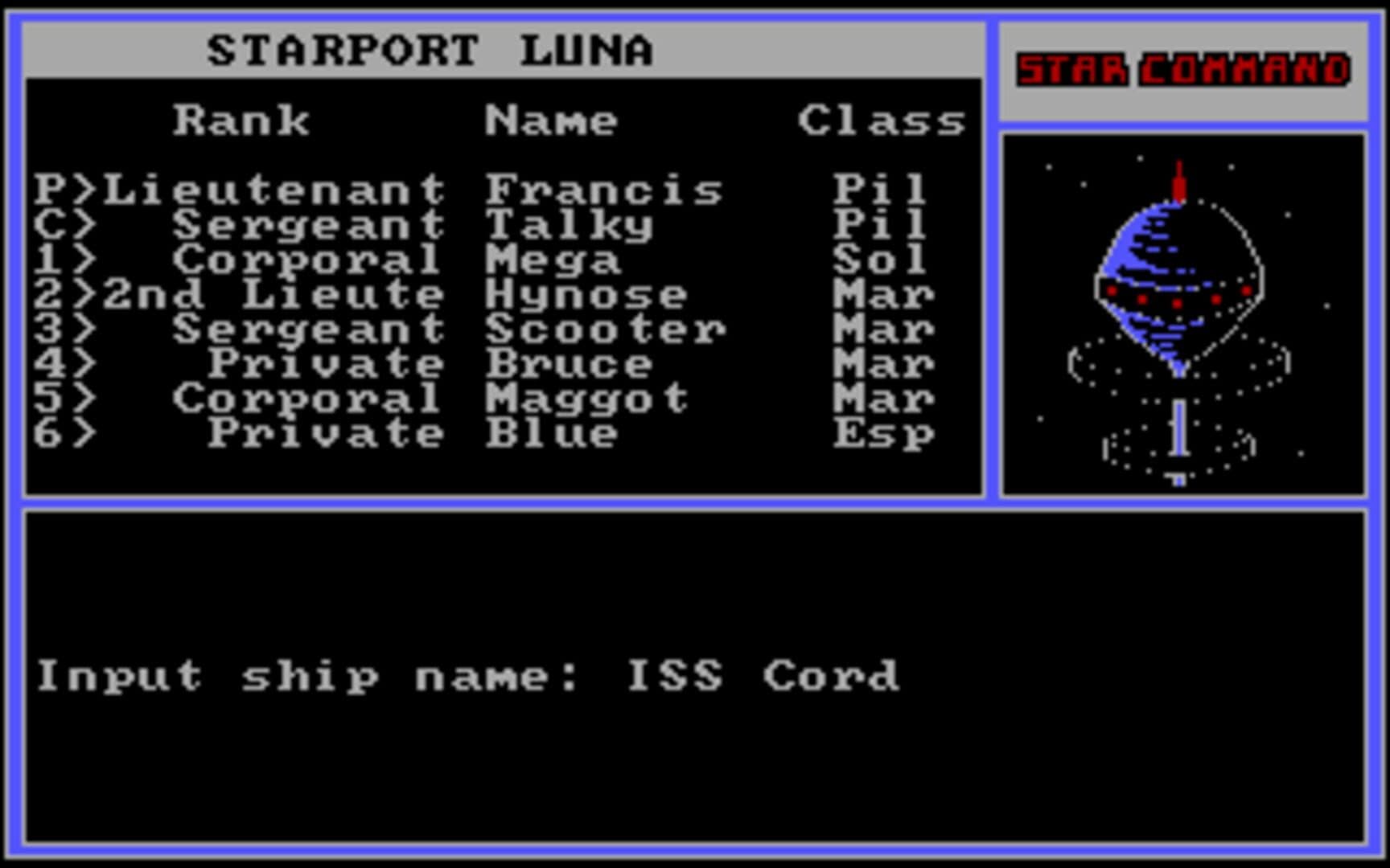 Screenshot for Star Command