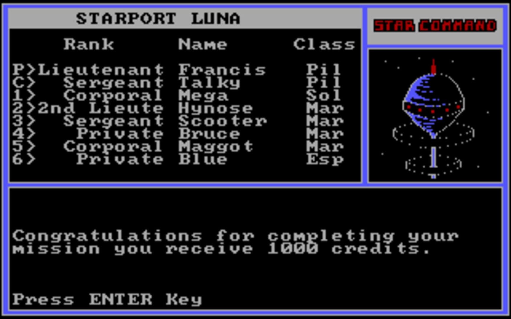Screenshot for Star Command