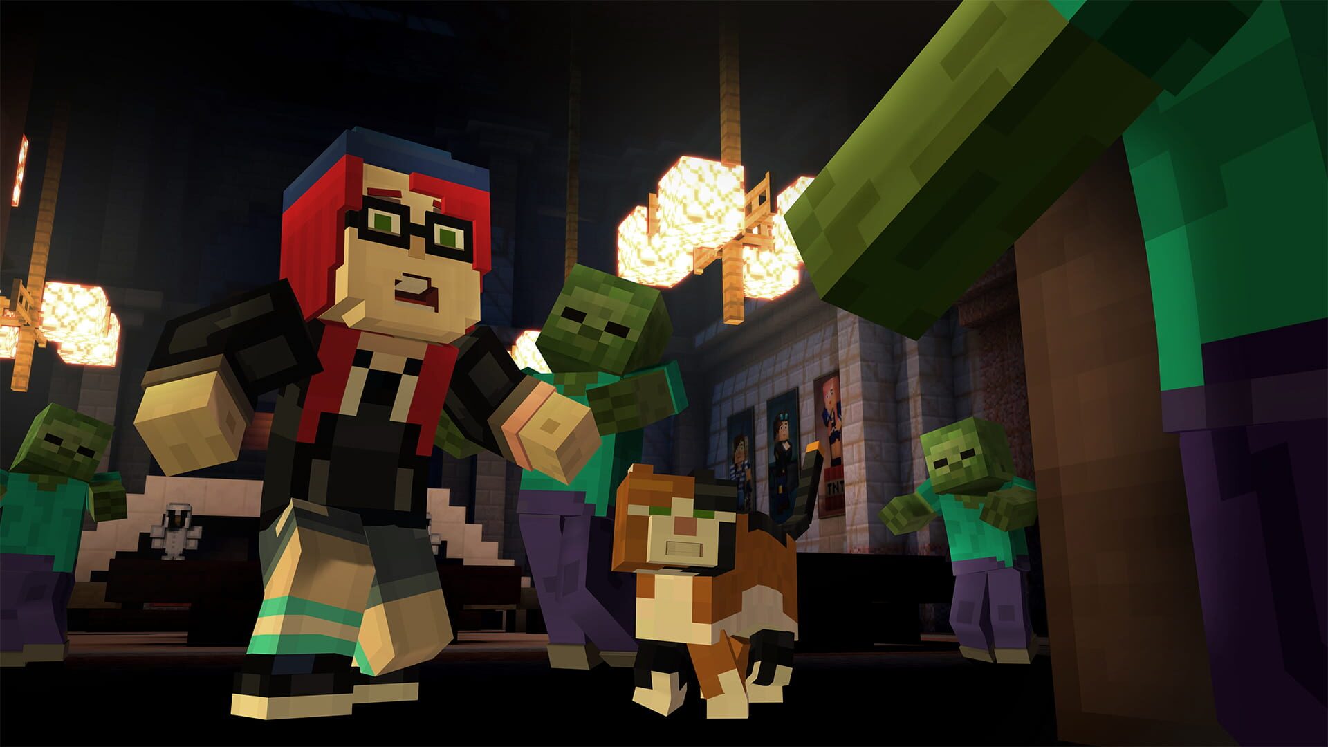 Screenshot for Minecraft: Story Mode - Episode 6: A Portal to Mystery