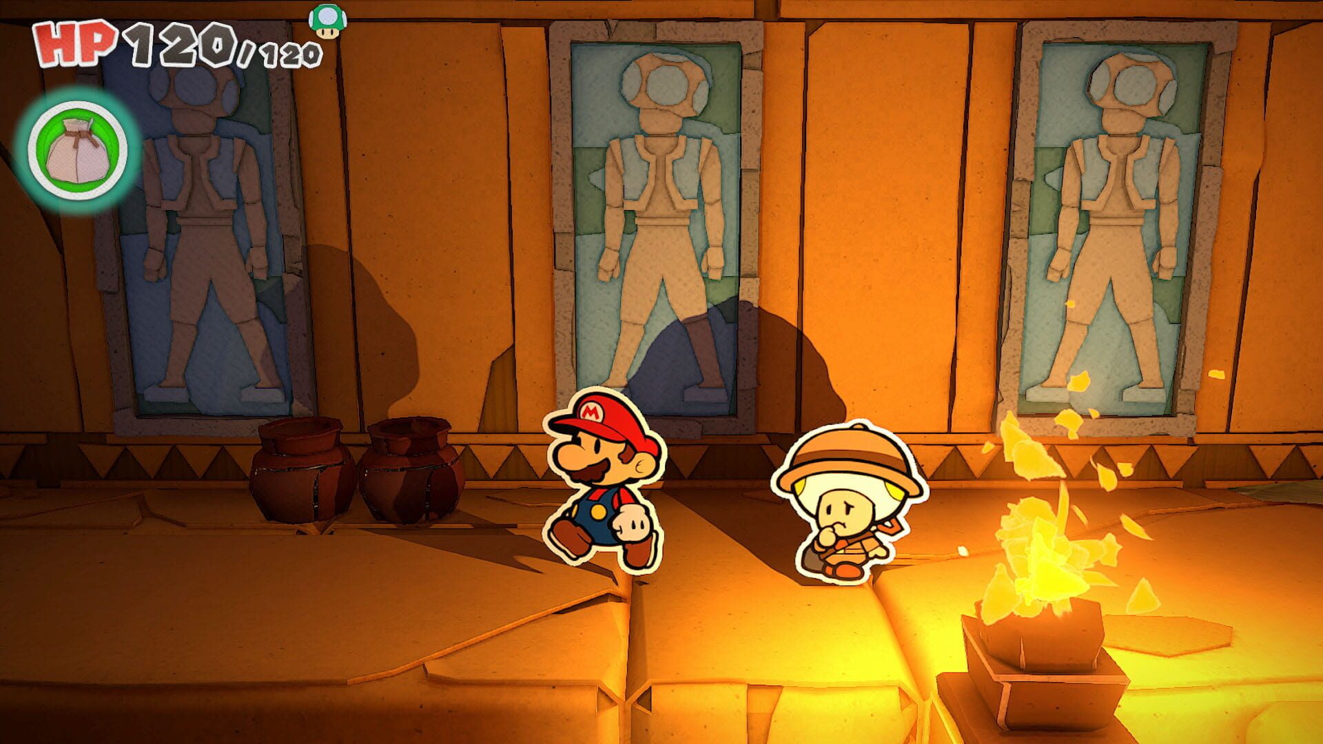 Screenshot for Paper Mario: The Origami King