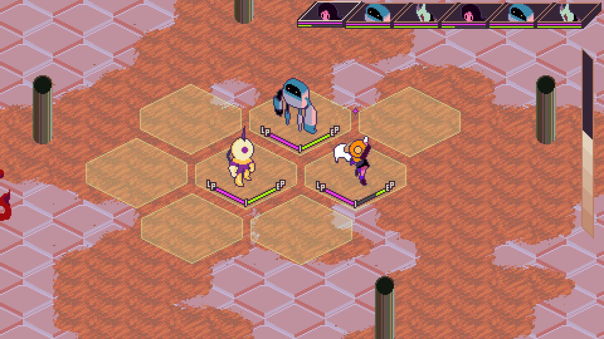 Screenshot for Keylocker: Turn Based Cyberpunk Action