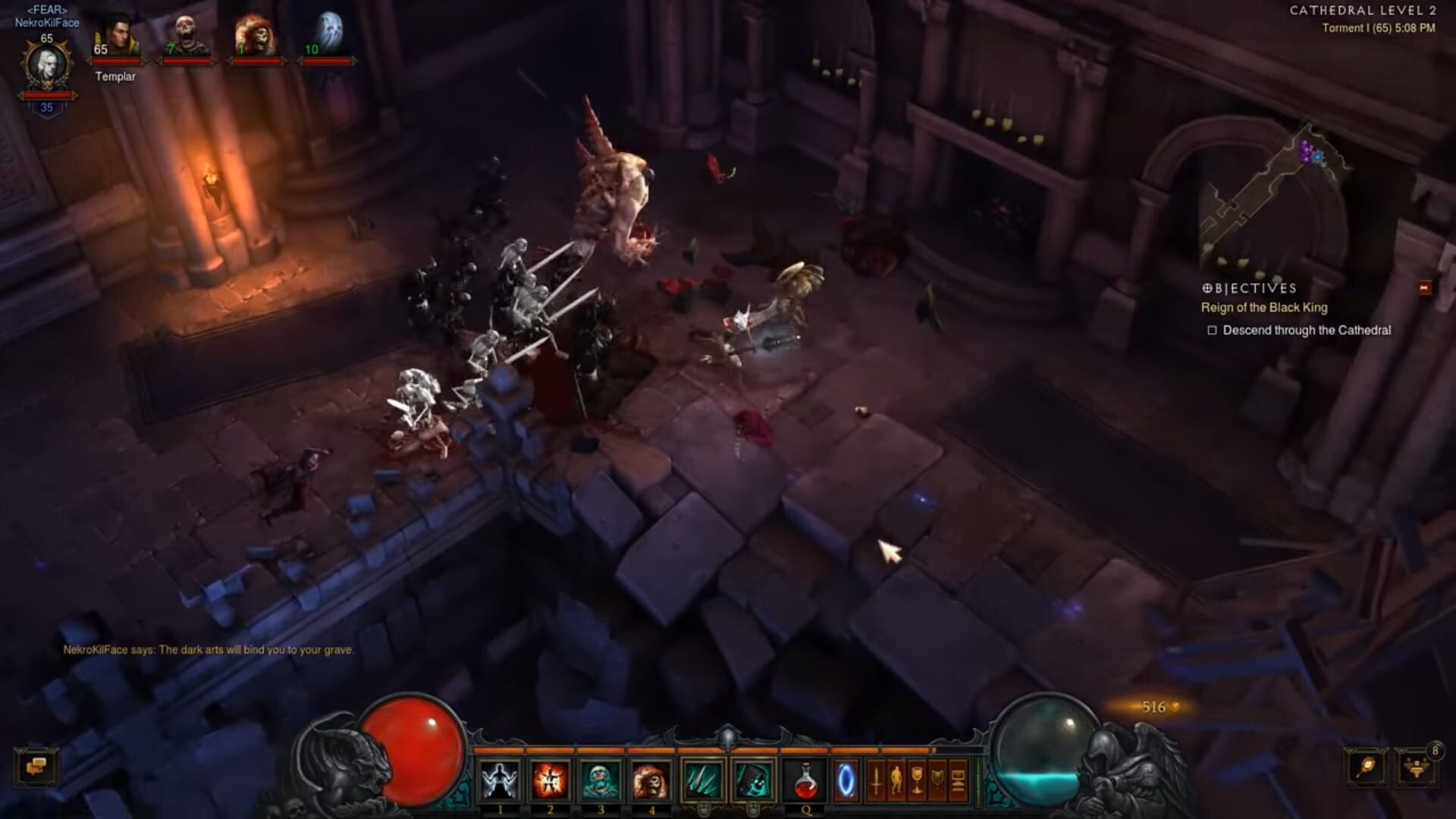 Screenshot for Diablo III: Rise of the Necromancer