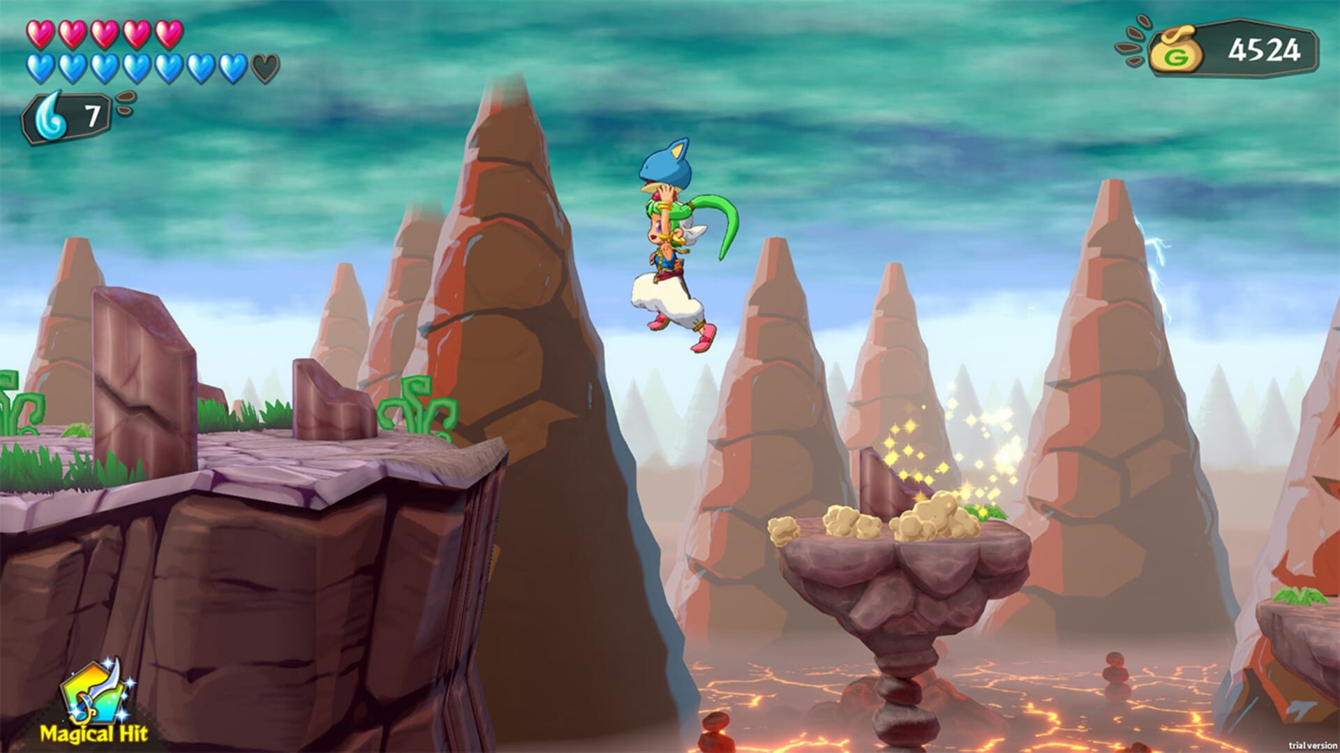 Screenshot for Wonder Boy: Asha in Monster World