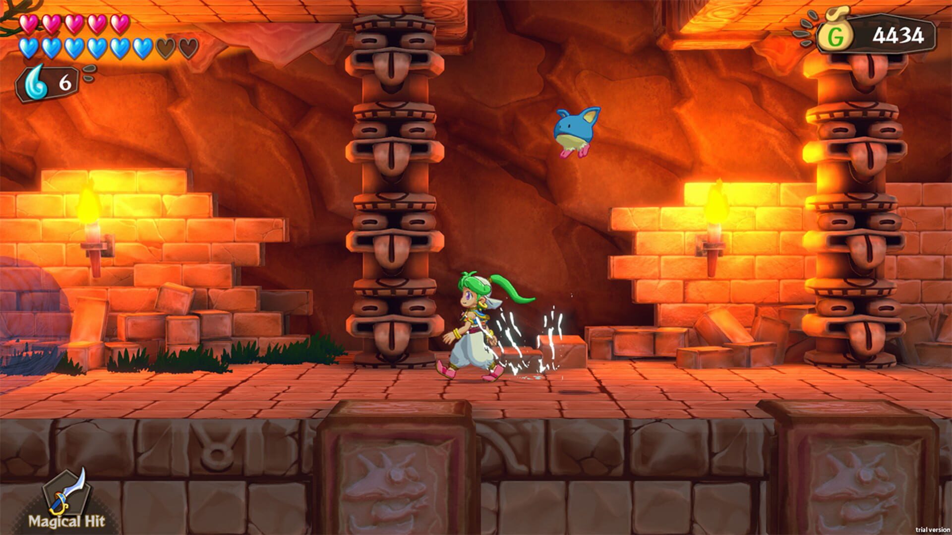 Screenshot for Wonder Boy: Asha in Monster World