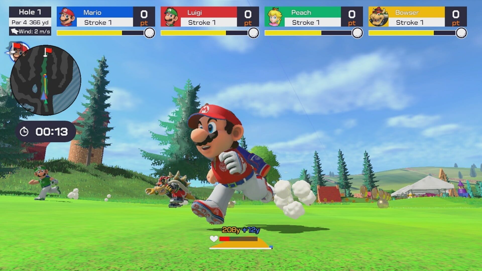 Screenshot for Mario Golf: Super Rush