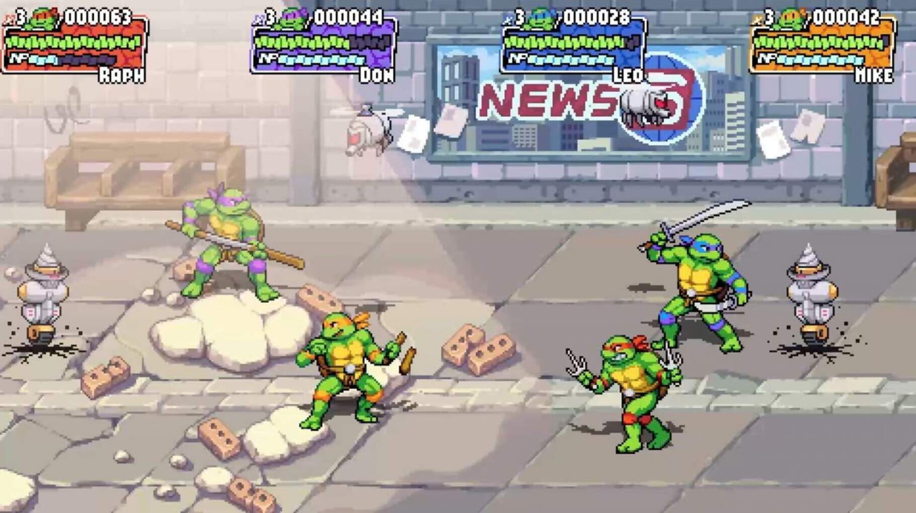 Screenshot for Teenage Mutant Ninja Turtles: Shredder's Revenge