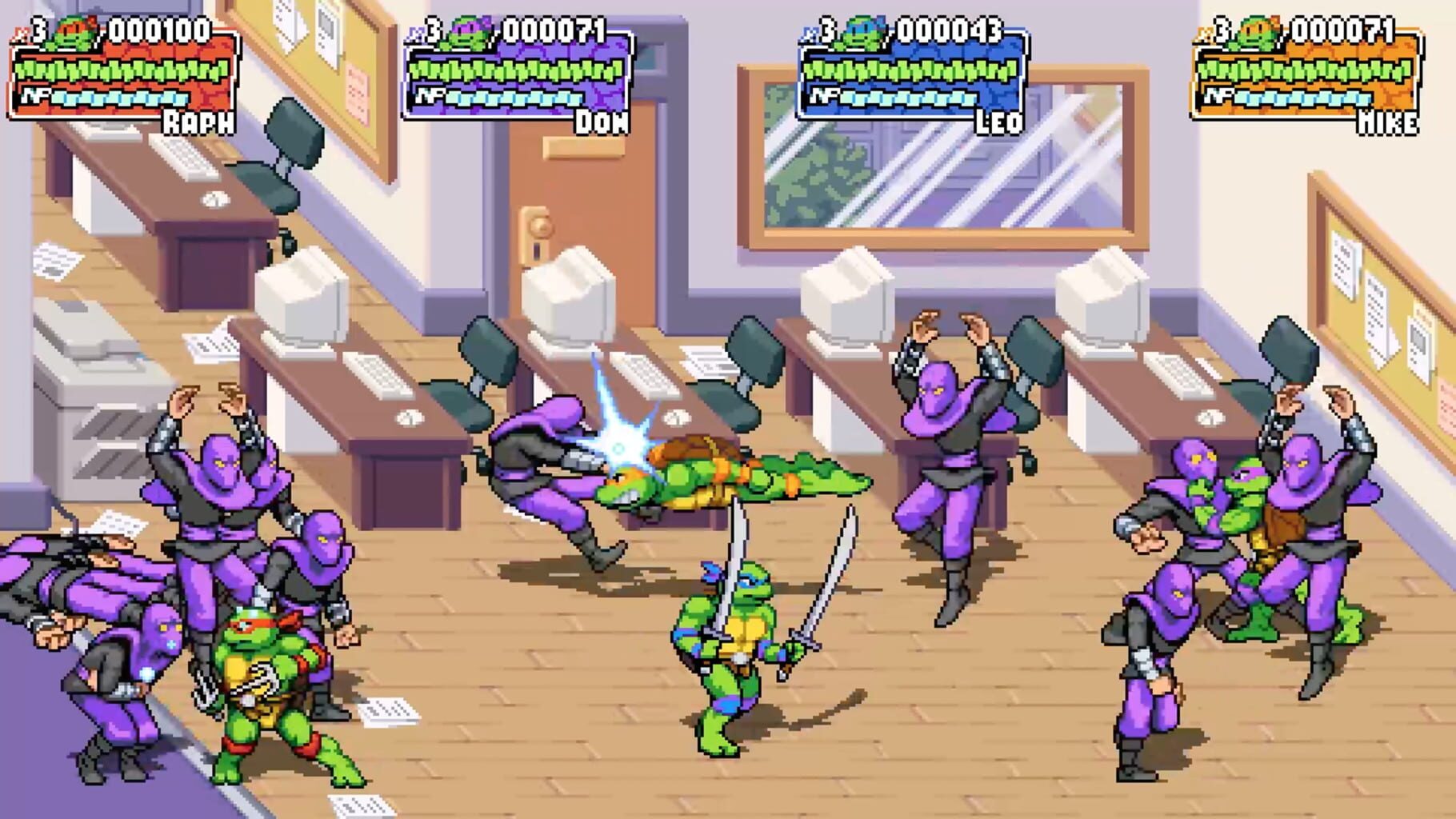 Screenshot for Teenage Mutant Ninja Turtles: Shredder's Revenge