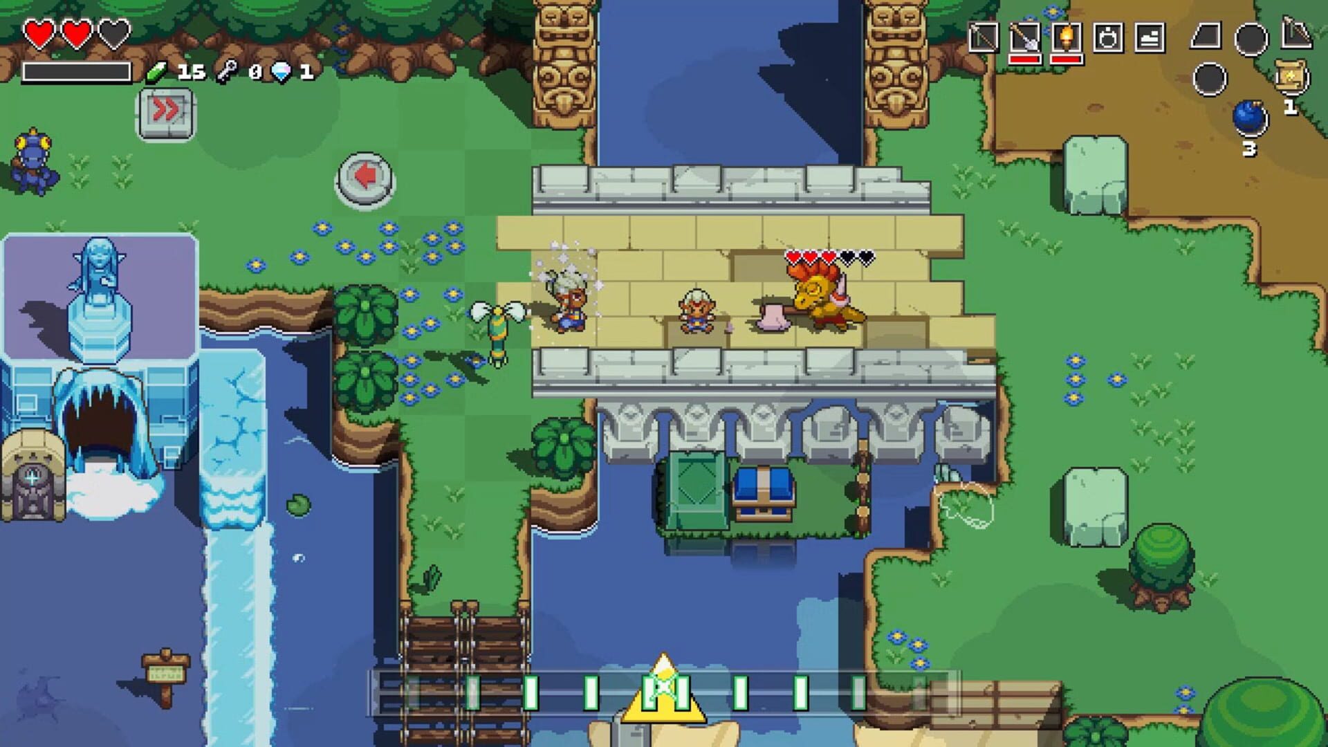 Screenshot for Cadence of Hyrule: Crypt of the NecroDancer Featuring the Legend of Zelda