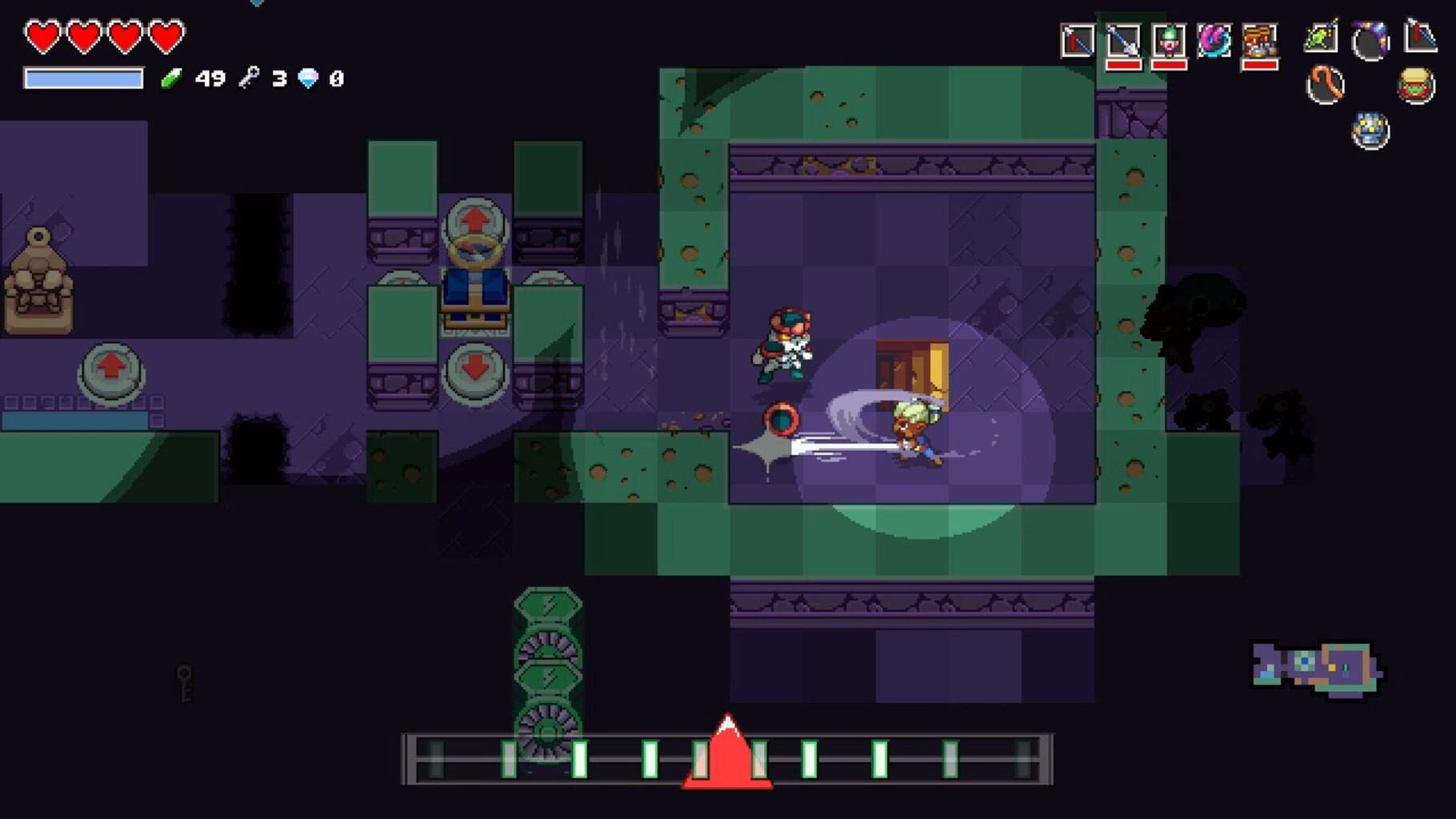 Screenshot for Cadence of Hyrule: Crypt of the NecroDancer Featuring the Legend of Zelda