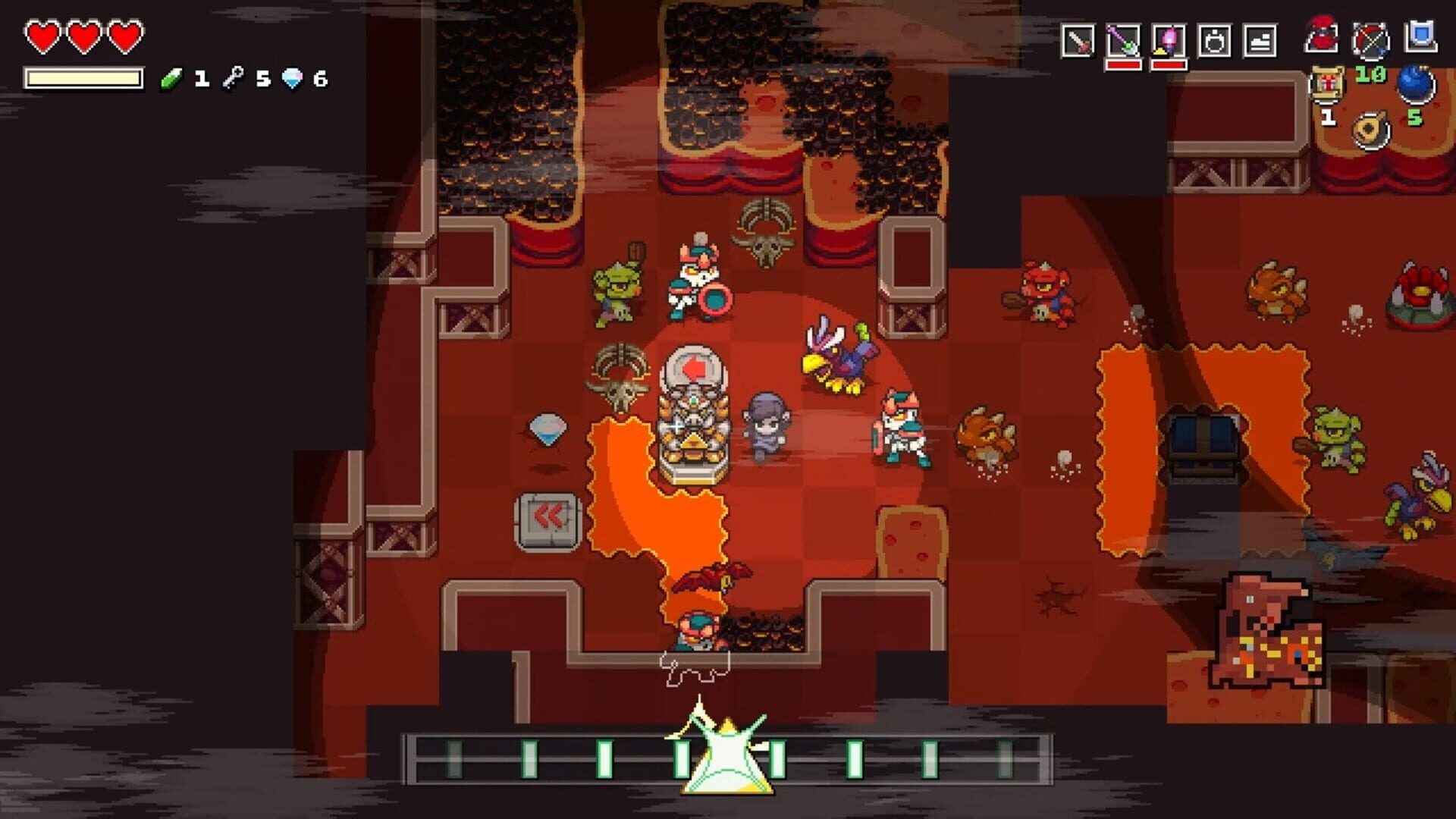 Screenshot for Cadence of Hyrule: Crypt of the NecroDancer Featuring the Legend of Zelda