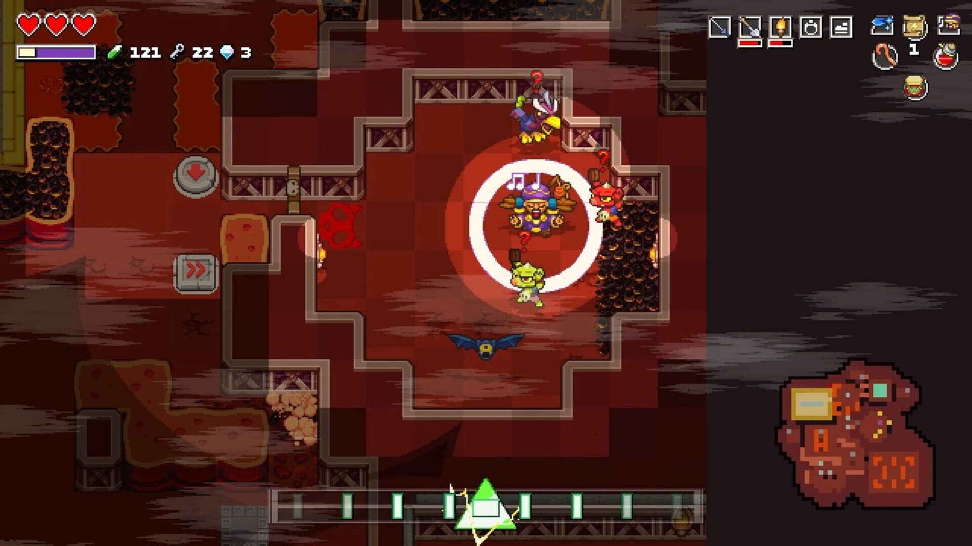 Screenshot for Cadence of Hyrule: Crypt of the NecroDancer Featuring the Legend of Zelda