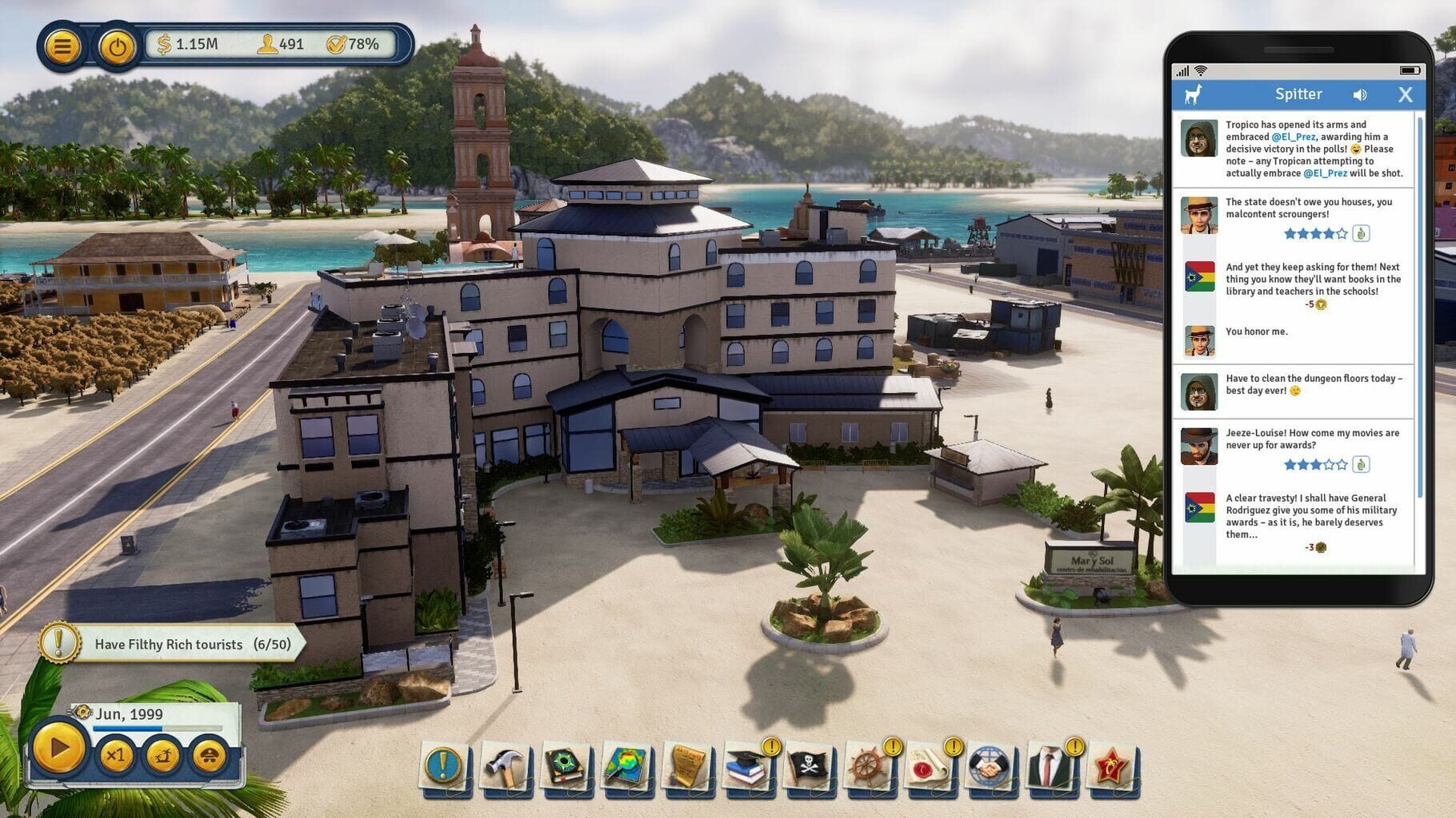 Screenshot for Tropico 6: Spitter