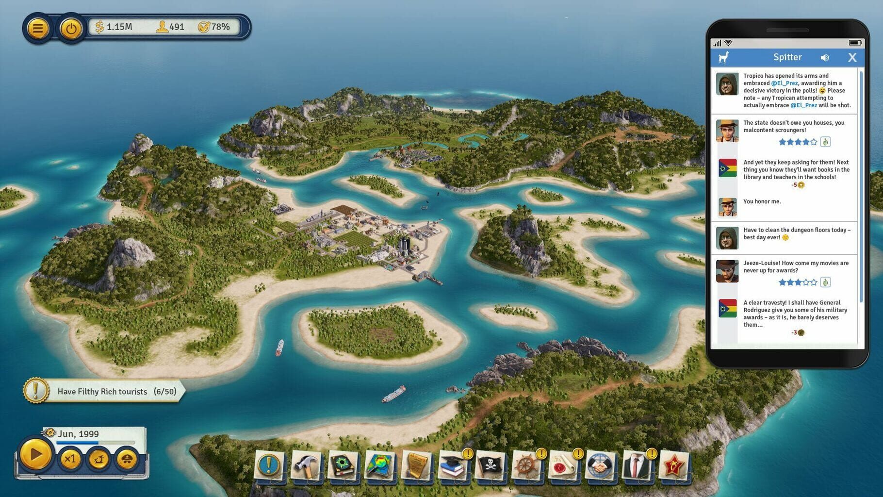 Screenshot for Tropico 6: Spitter