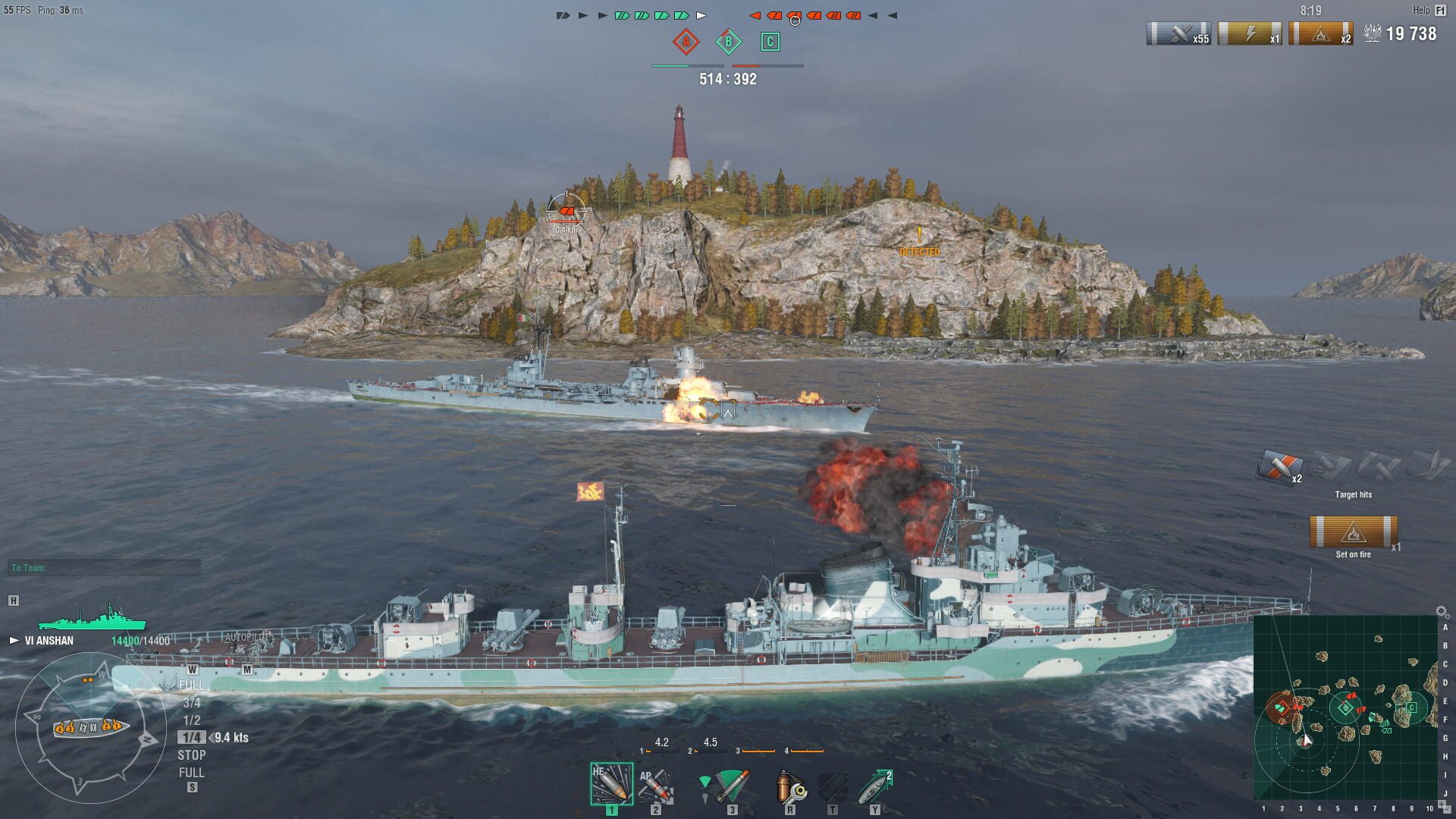 Screenshot for World of Warships: Anshan Pack