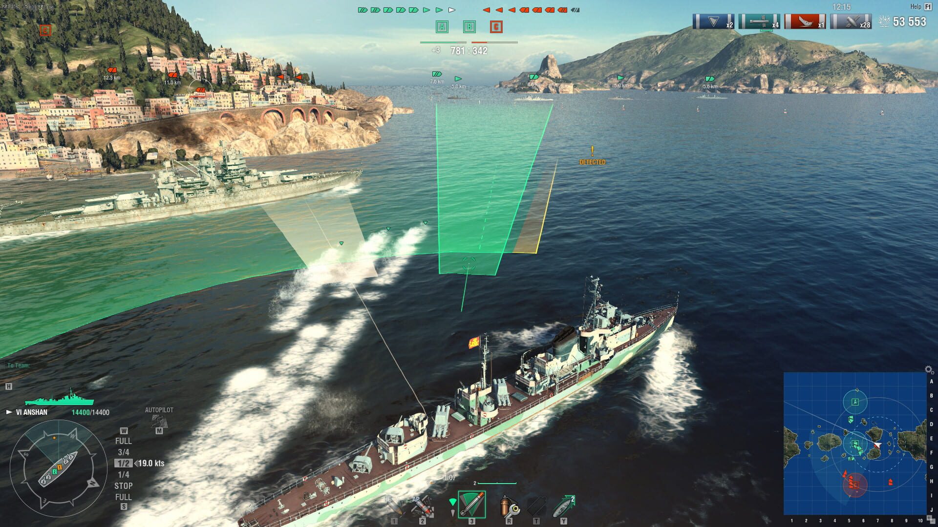 Screenshot for World of Warships: Anshan Pack