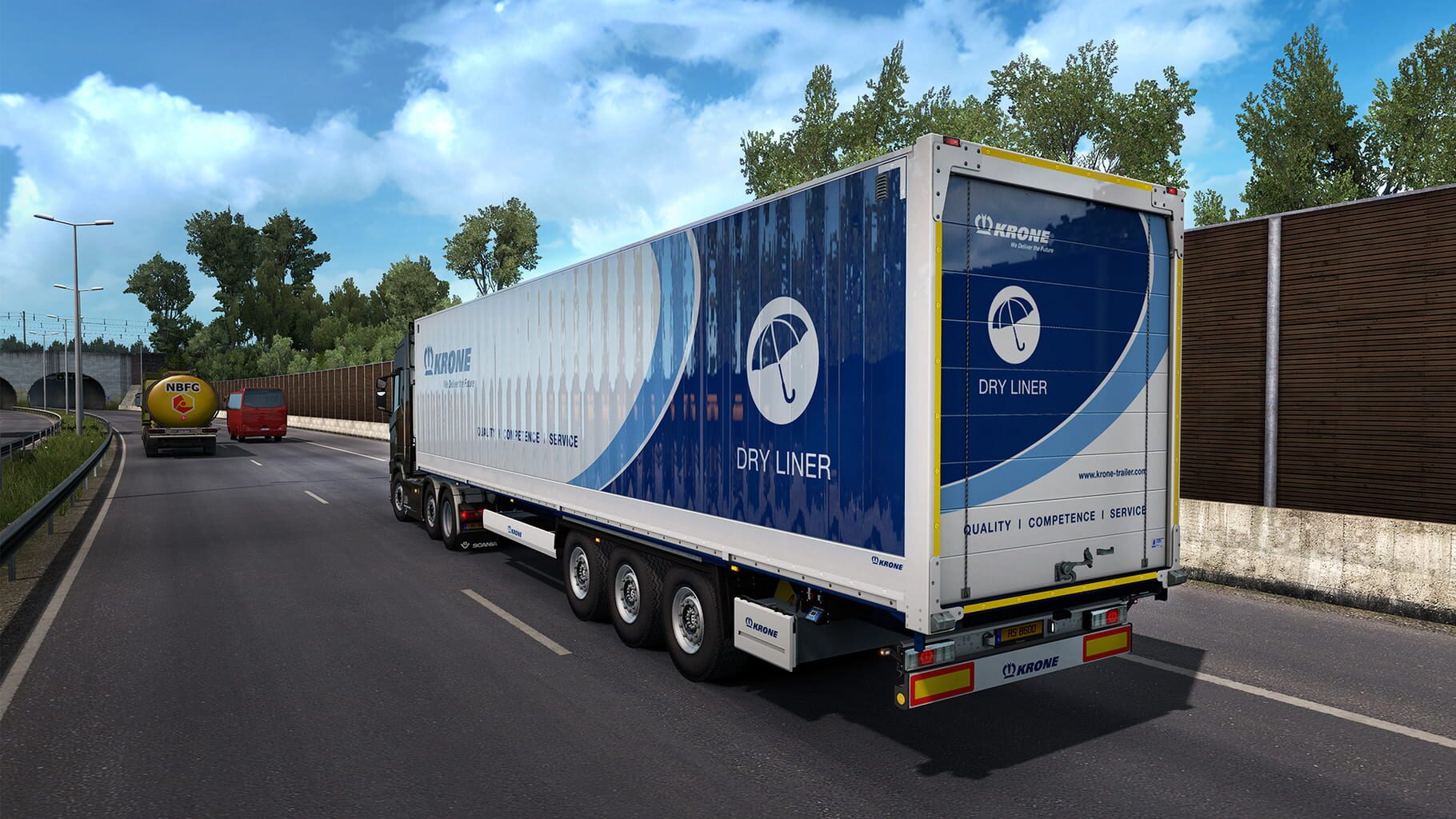 Screenshot for Euro Truck Simulator 2: Krone Trailer Pack