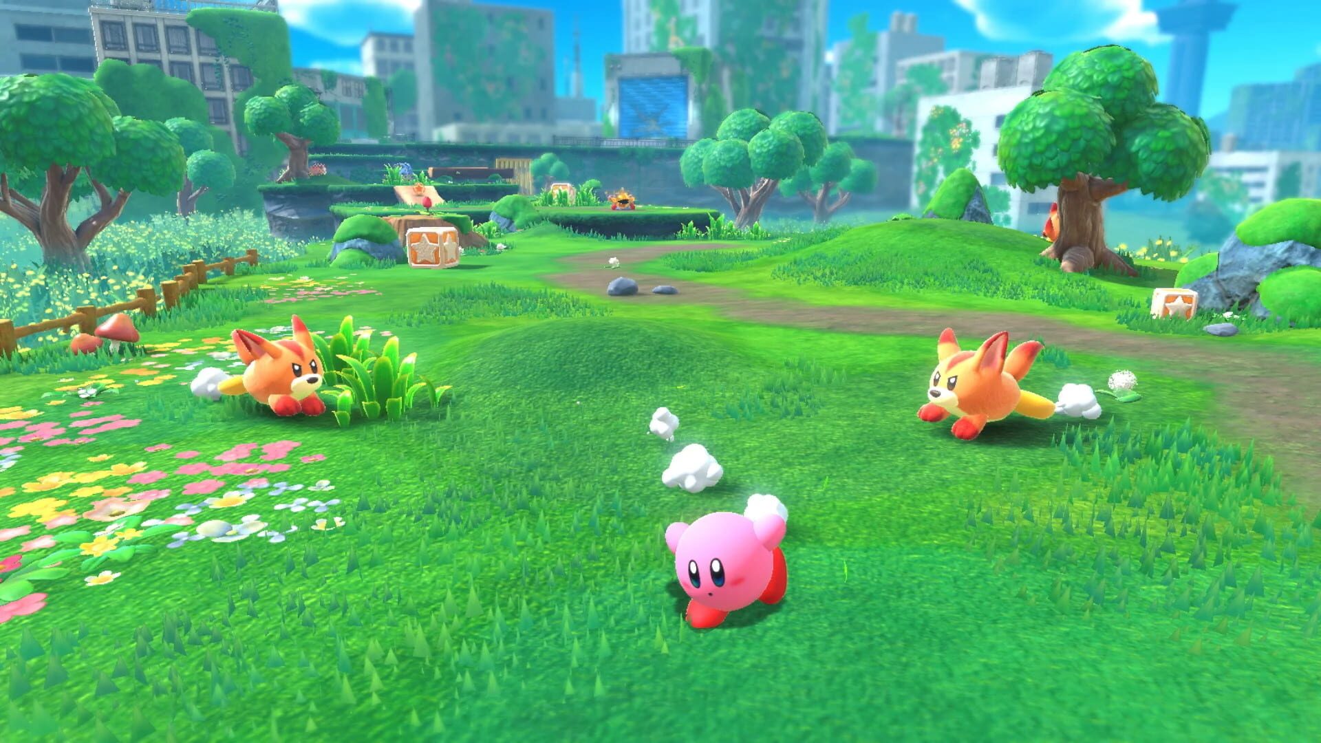 Screenshot for Kirby and the Forgotten Land