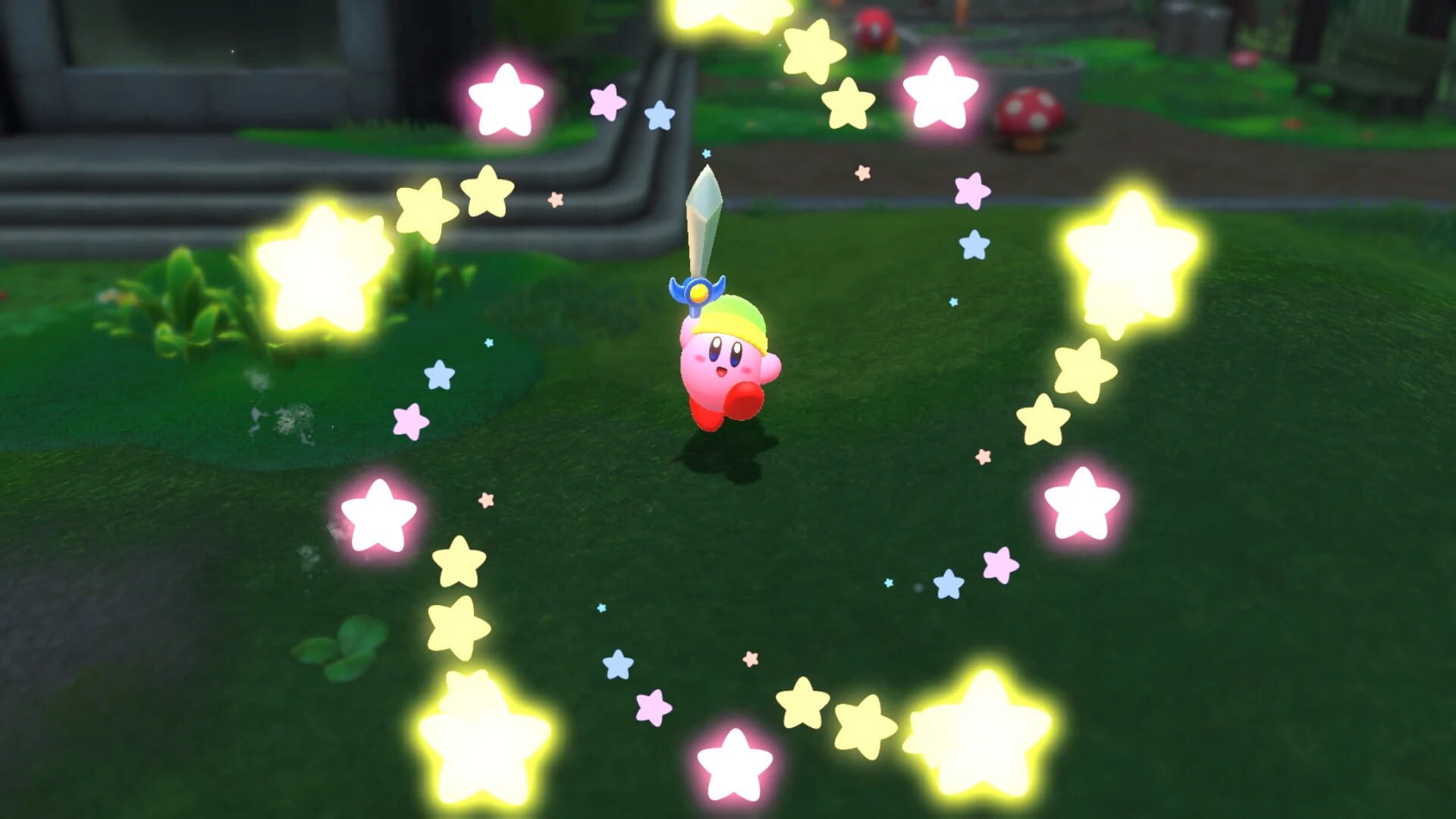 Screenshot for Kirby and the Forgotten Land