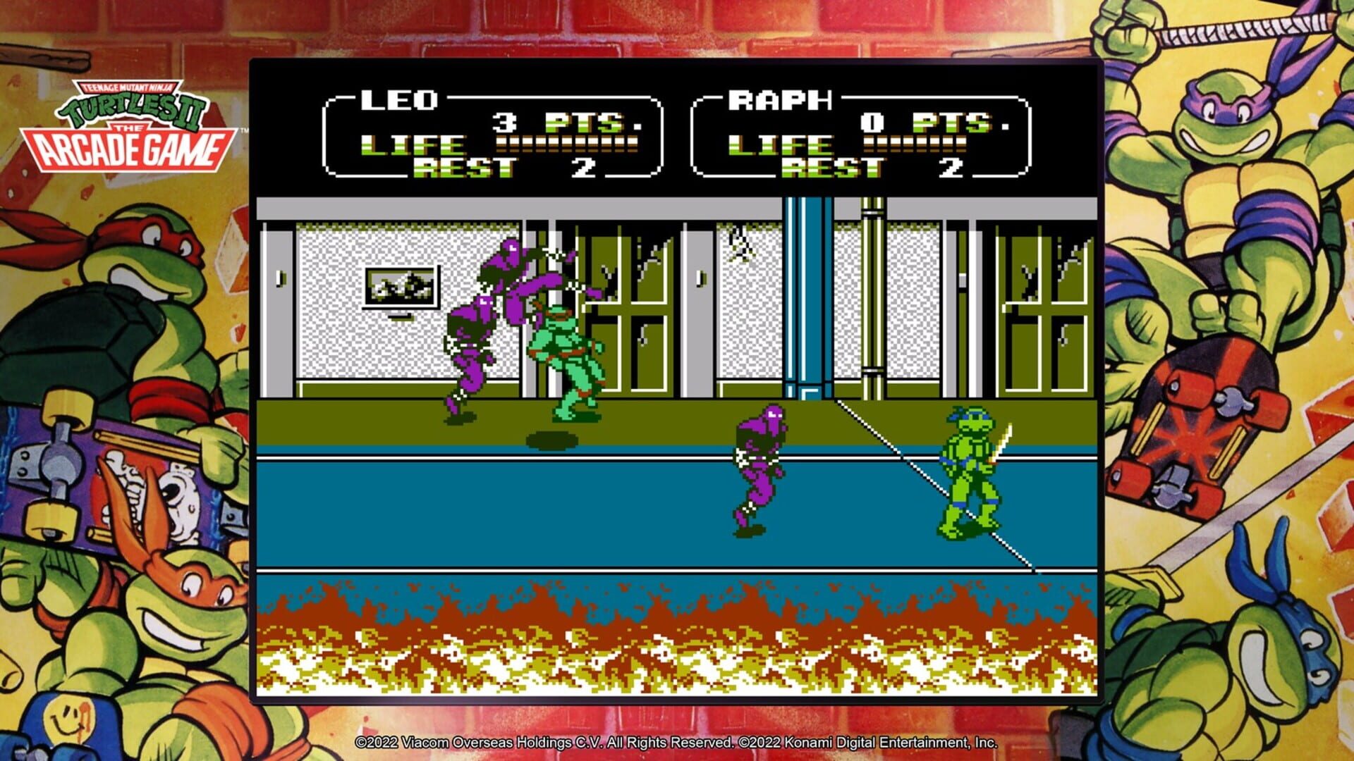 Screenshot for Teenage Mutant Ninja Turtles: The Cowabunga Collection