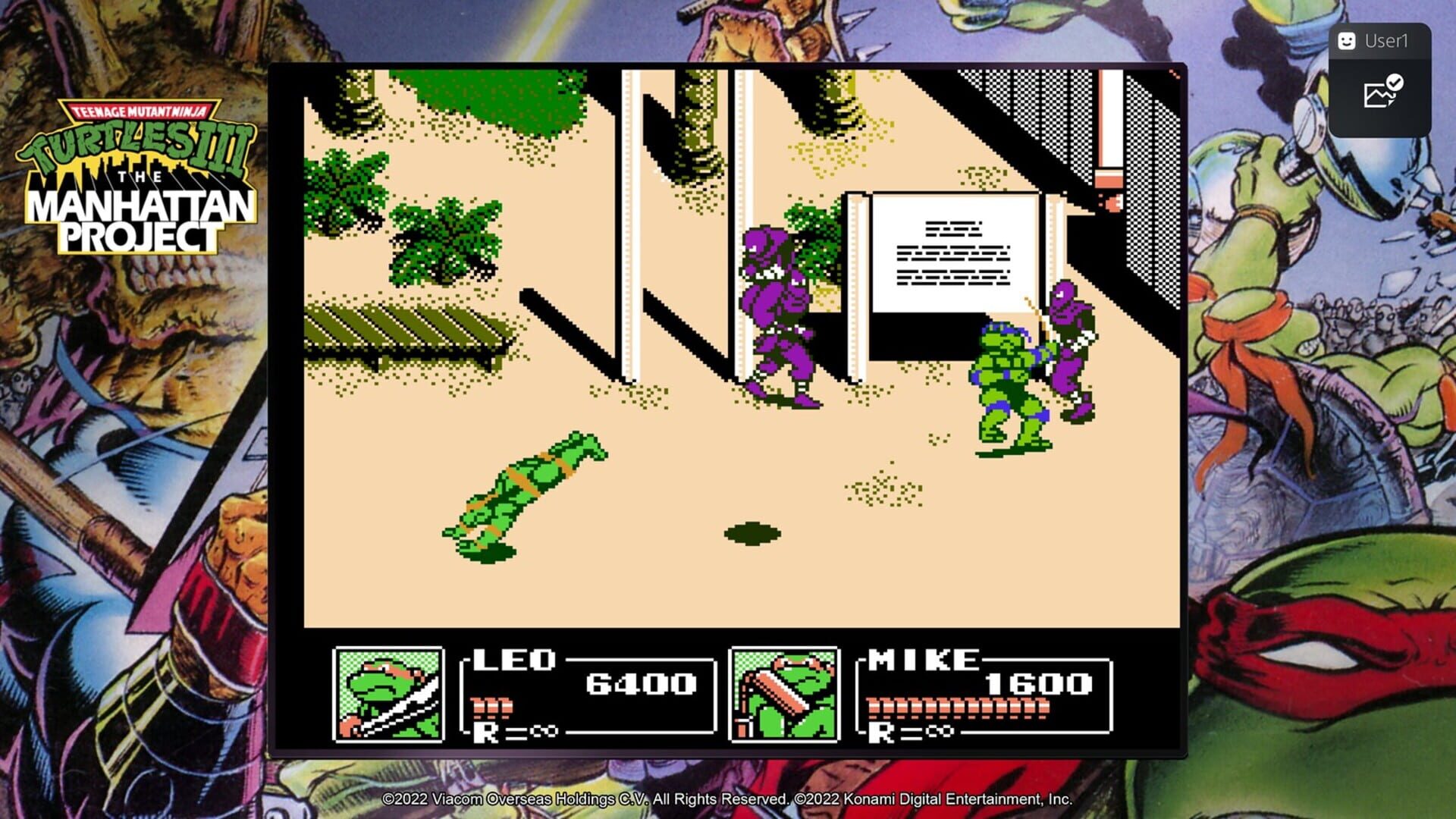 Screenshot for Teenage Mutant Ninja Turtles: The Cowabunga Collection