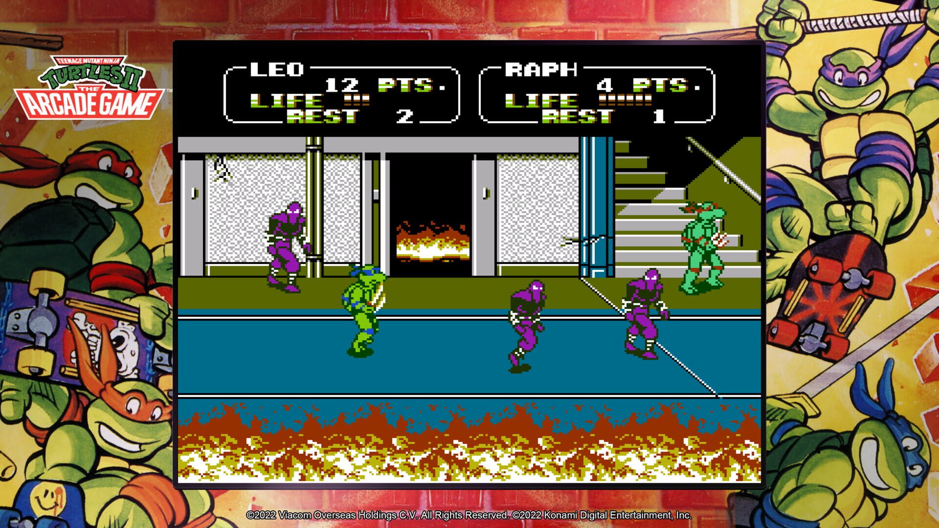 Screenshot for Teenage Mutant Ninja Turtles: The Cowabunga Collection