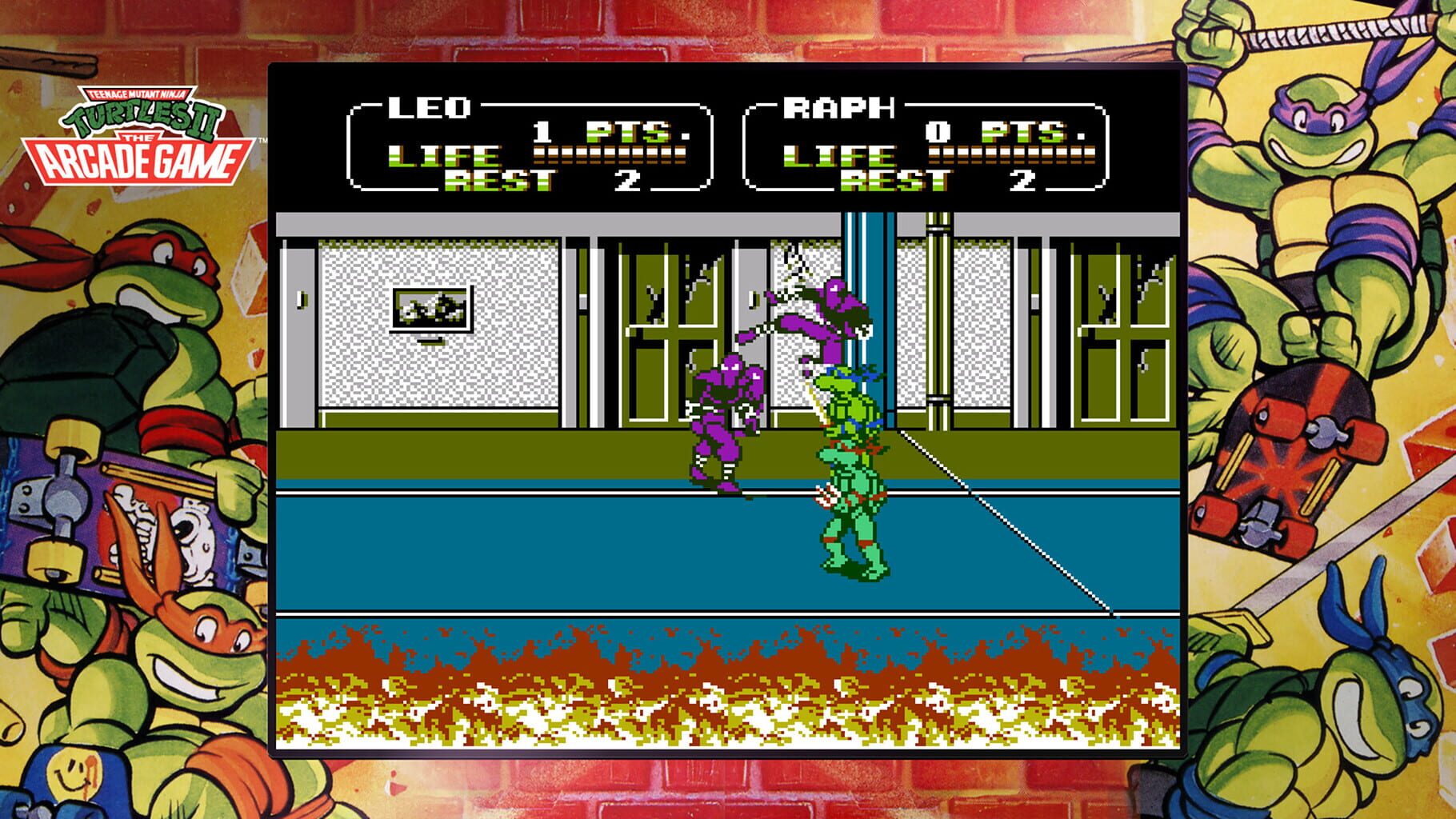 Screenshot for Teenage Mutant Ninja Turtles: The Cowabunga Collection