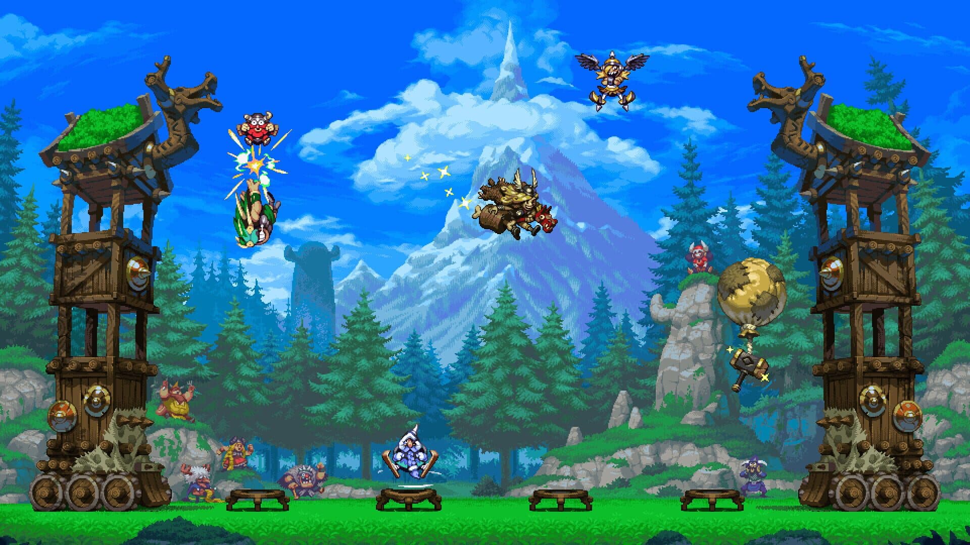 Screenshot for Vikings on Trampolines