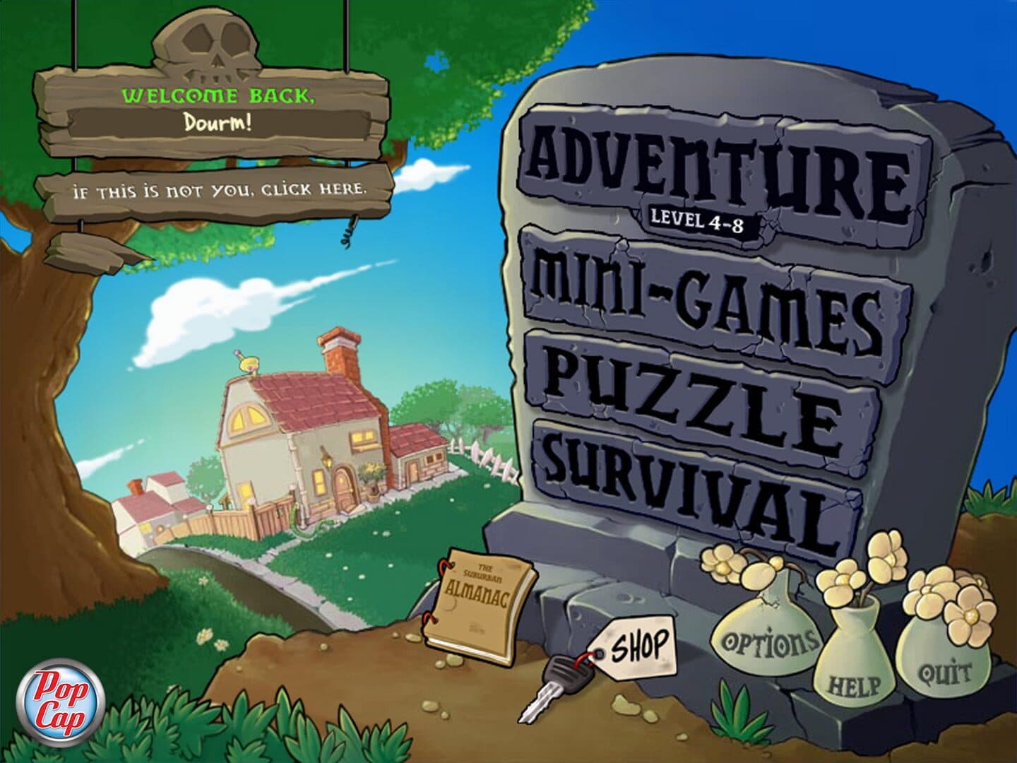 Screenshot for Plants vs. Zombies