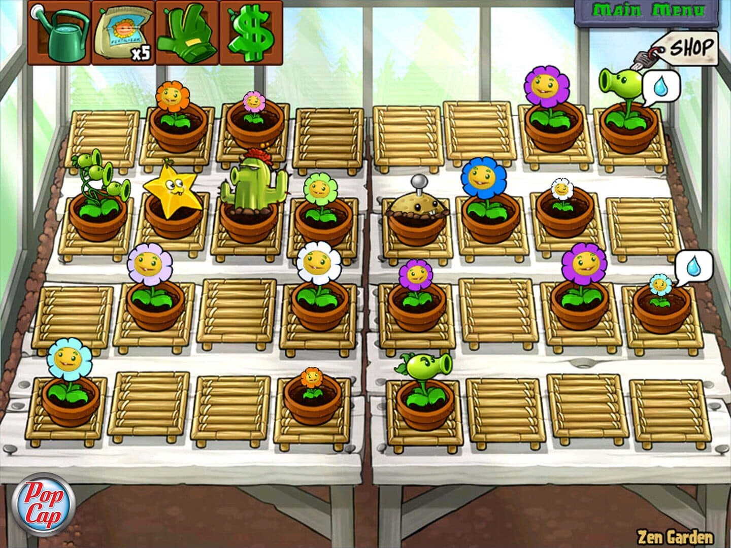 Screenshot for Plants vs. Zombies