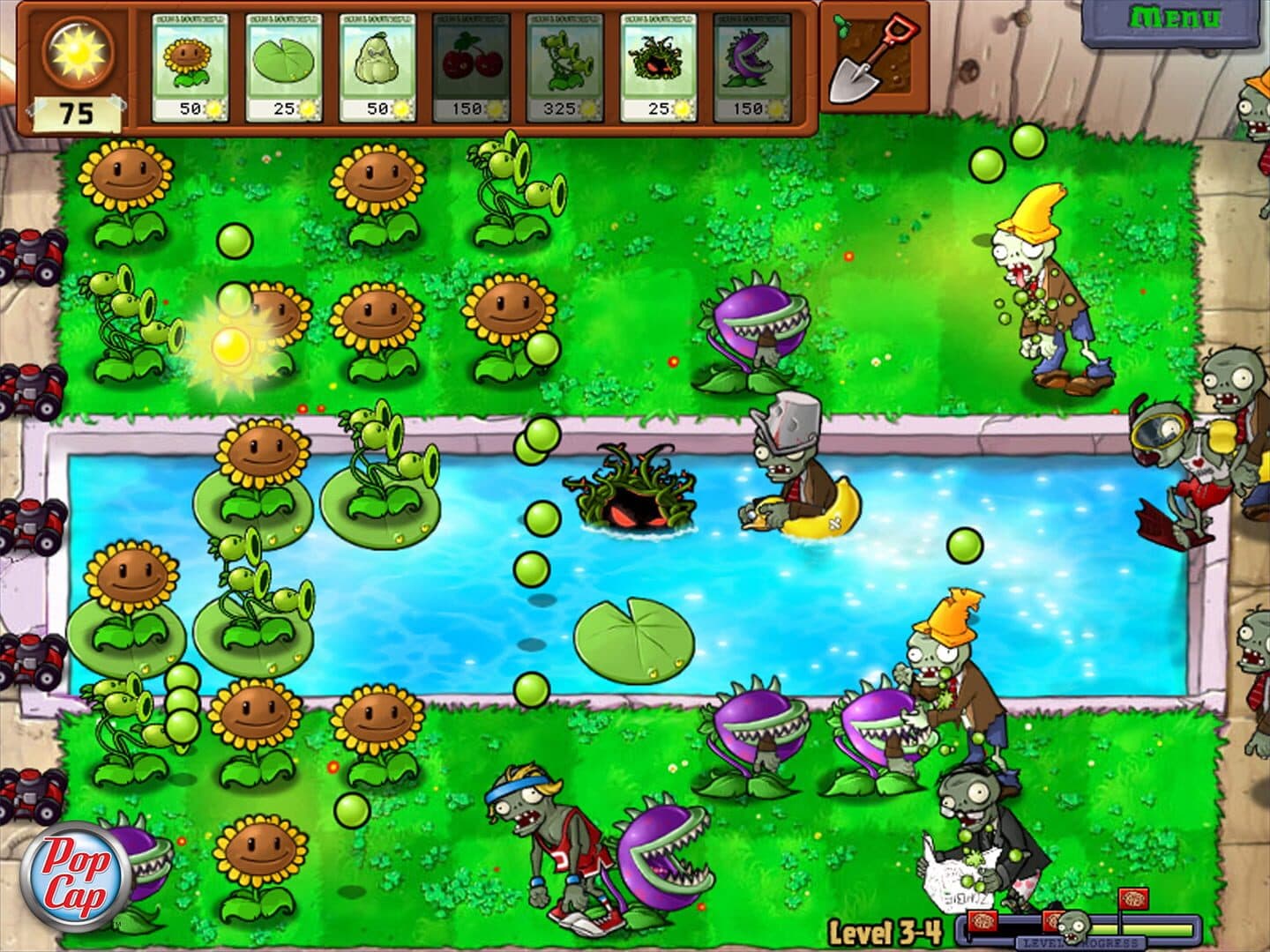 Screenshot for Plants vs. Zombies