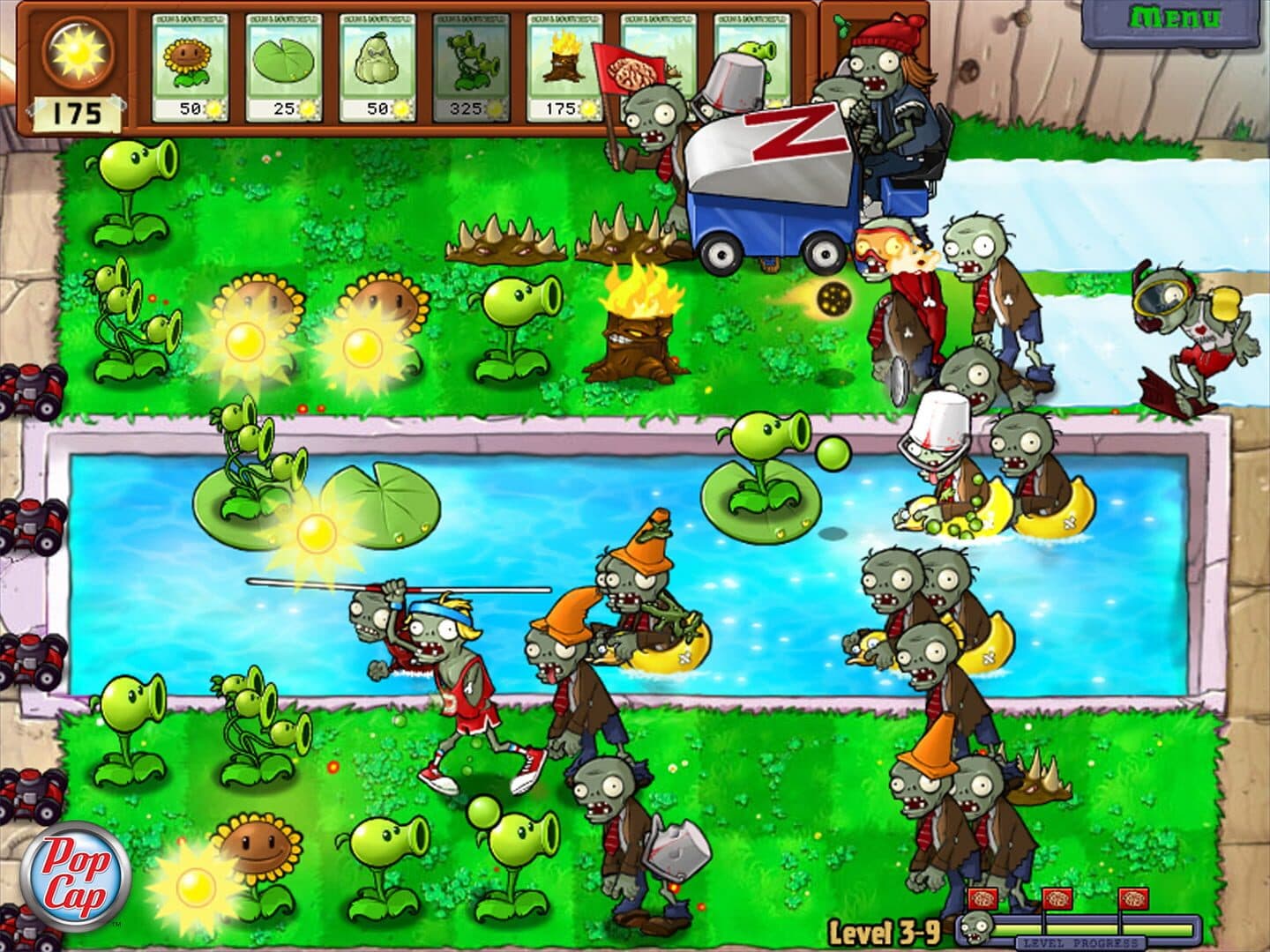 Screenshot for Plants vs. Zombies
