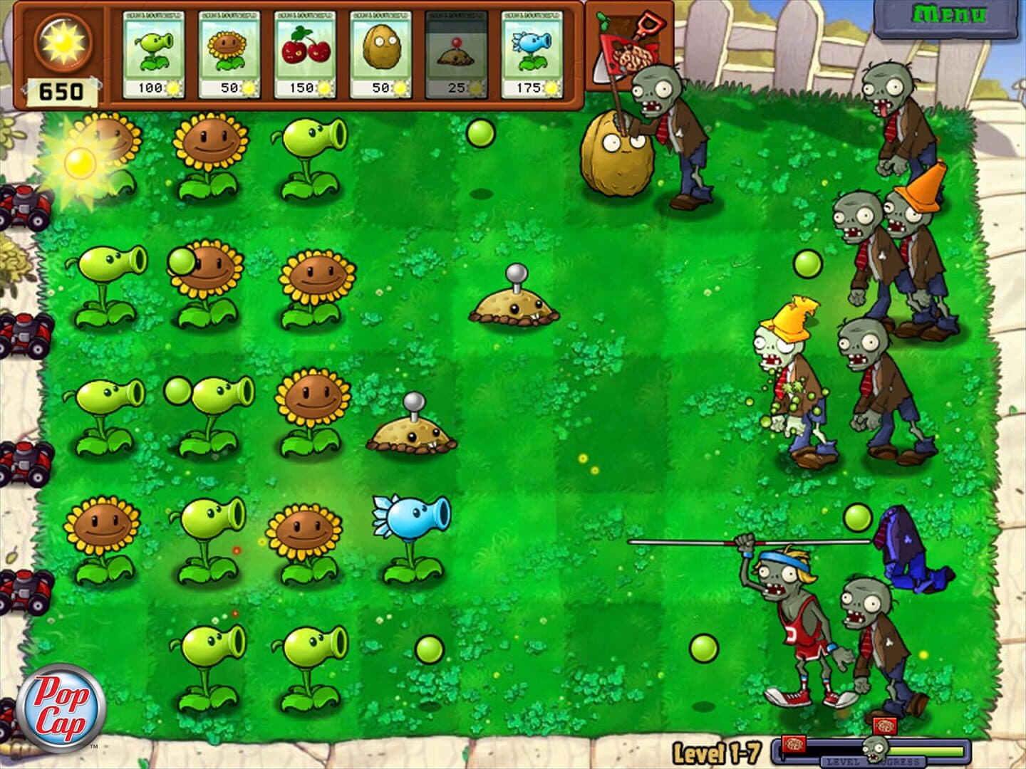 Screenshot for Plants vs. Zombies