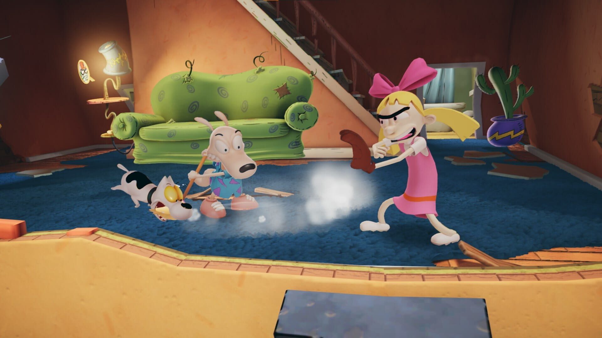 Screenshot for Nickelodeon All-Star Brawl: Rocko Brawler Pack