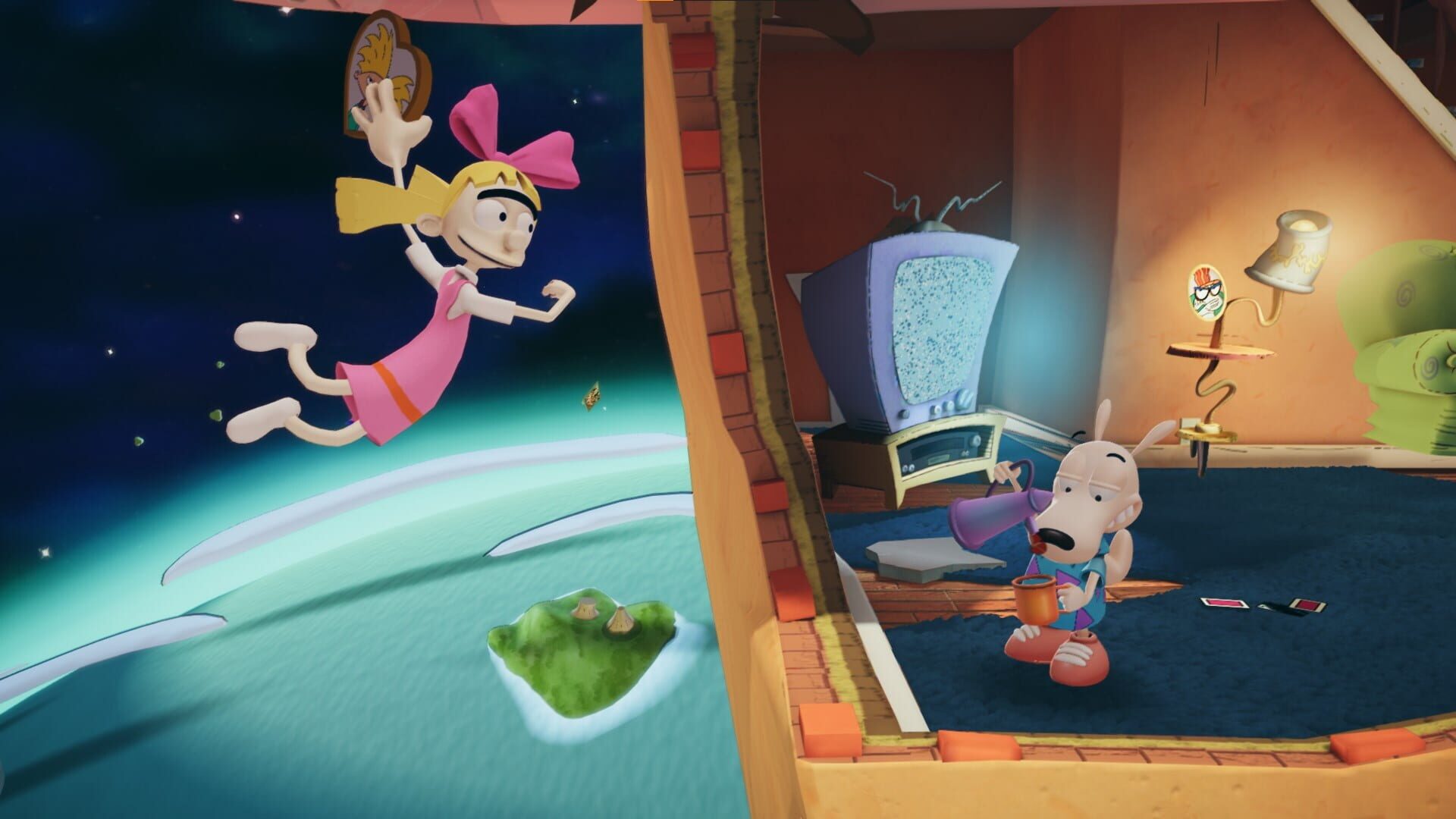 Screenshot for Nickelodeon All-Star Brawl: Rocko Brawler Pack