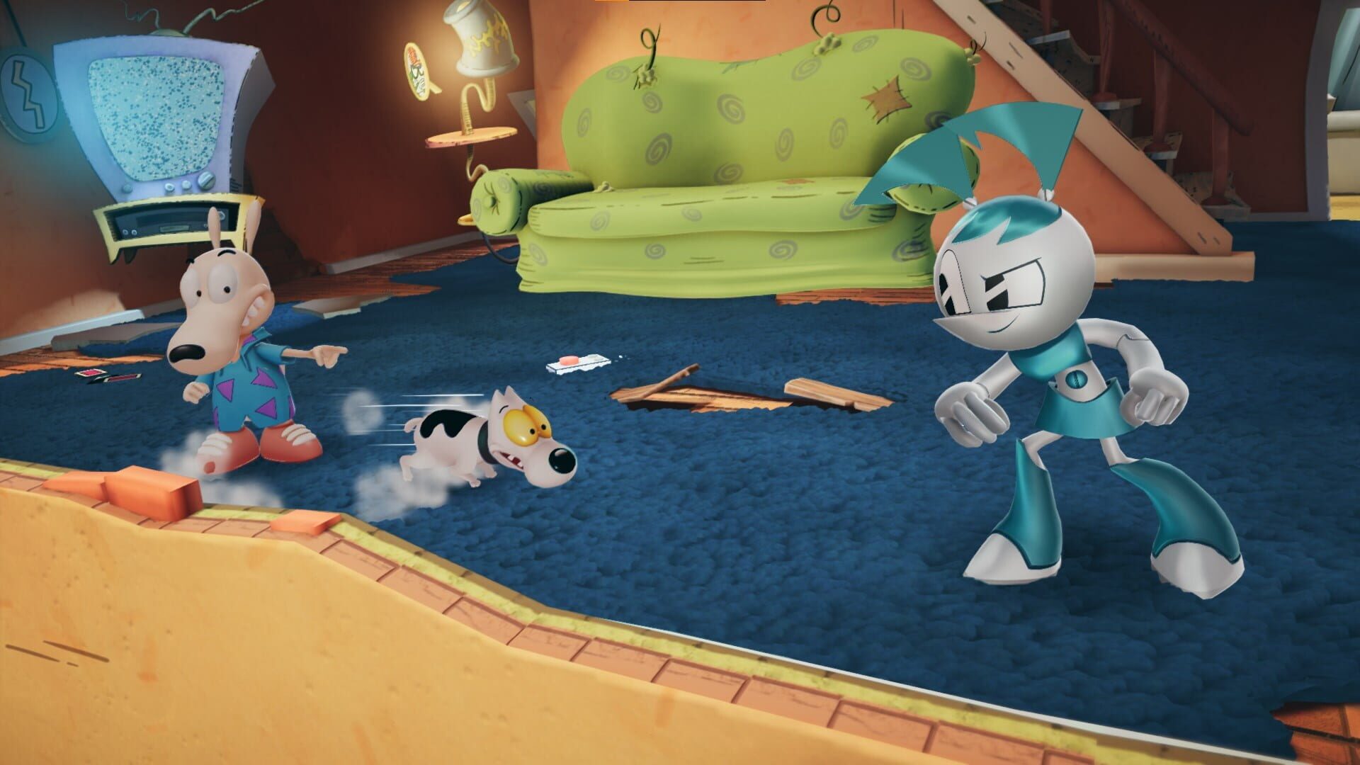 Screenshot for Nickelodeon All-Star Brawl: Rocko Brawler Pack