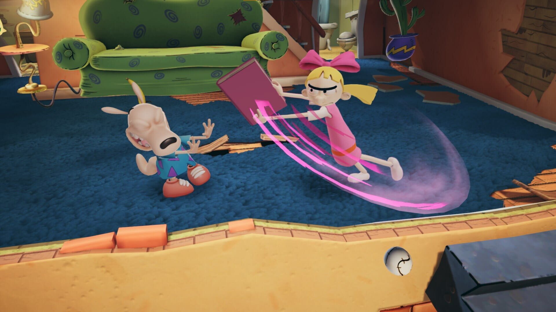 Screenshot for Nickelodeon All-Star Brawl: Rocko Brawler Pack