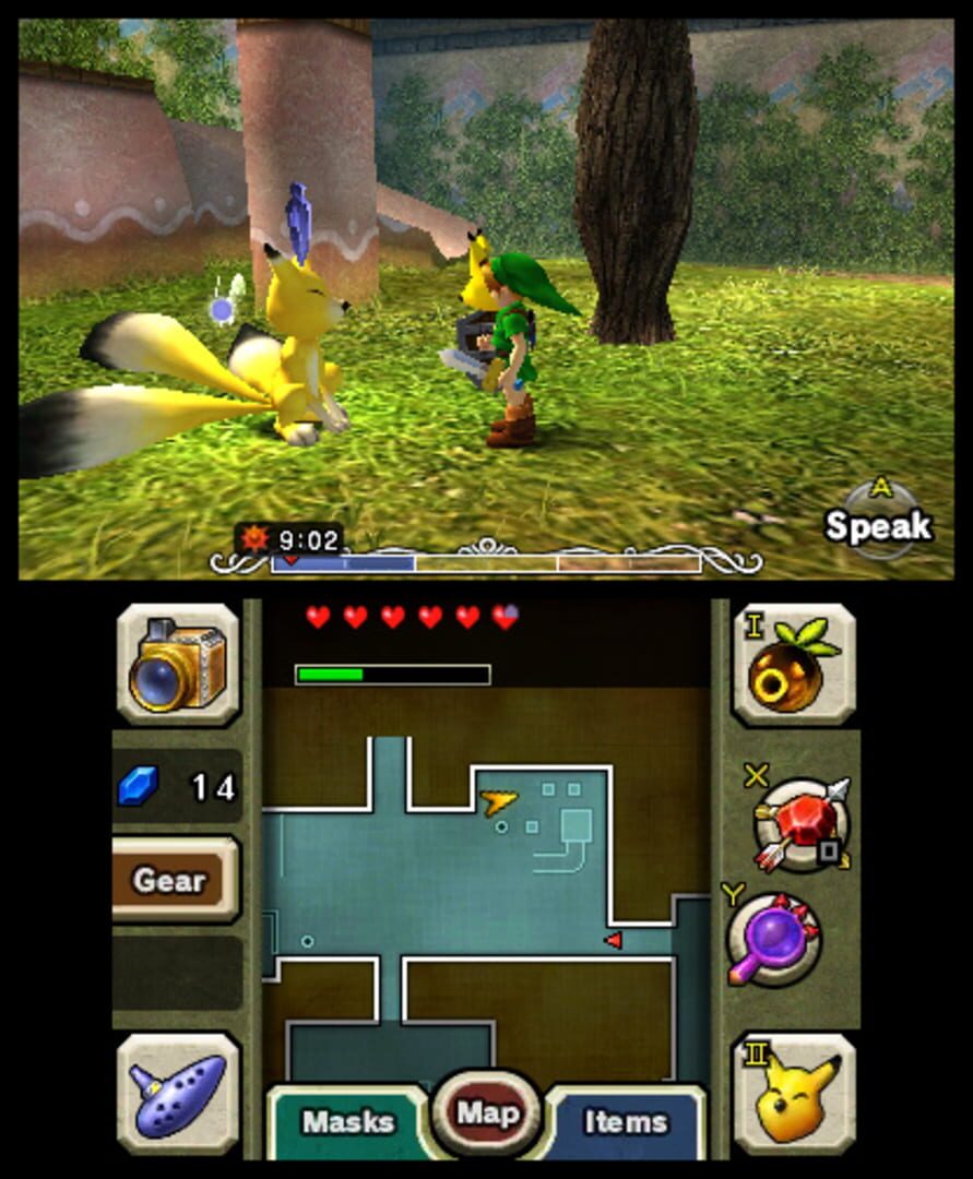 Screenshot for The Legend of Zelda: Majora's Mask 3D
