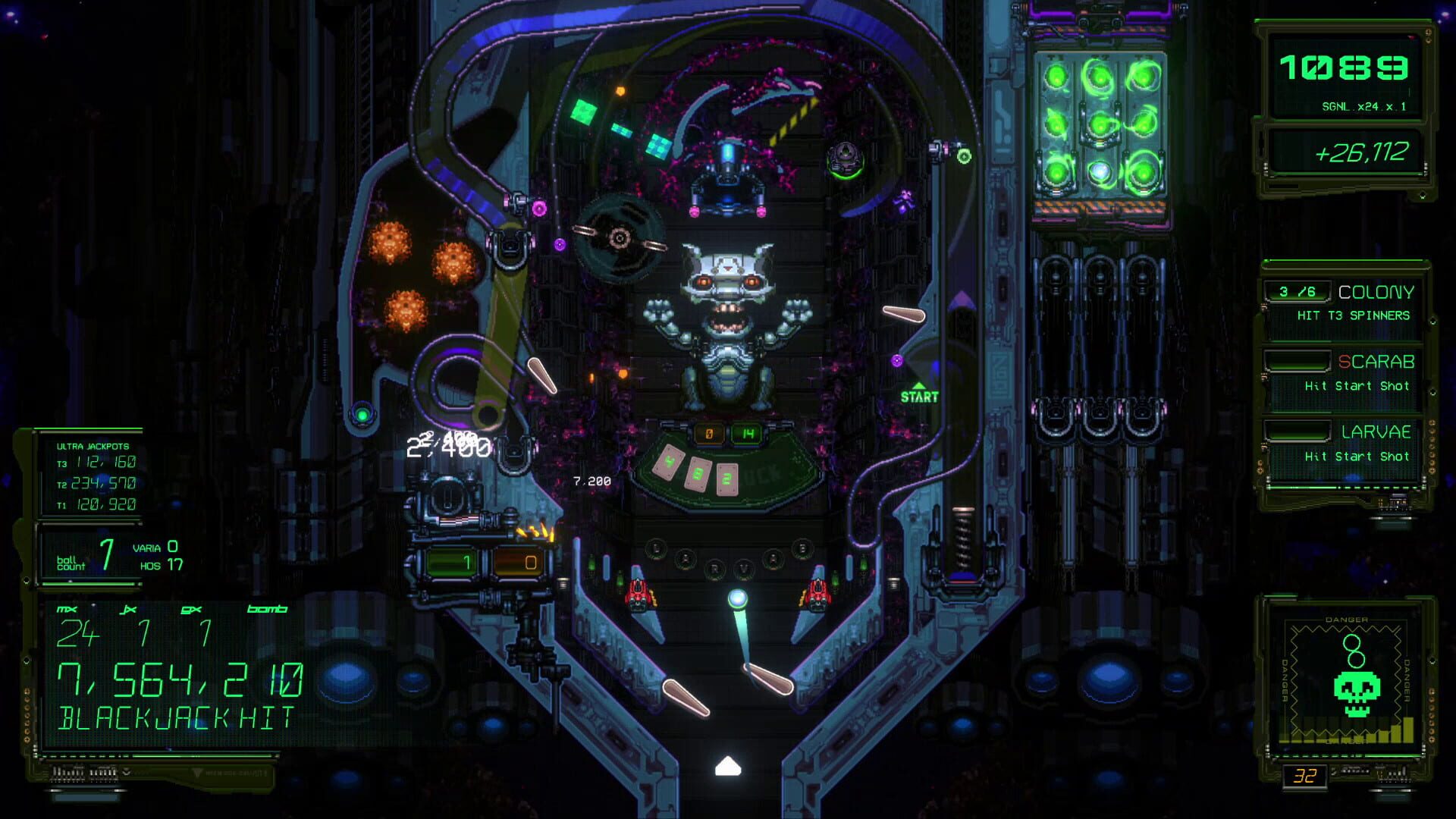 Screenshot for Xenotilt: Hostile Pinball Action