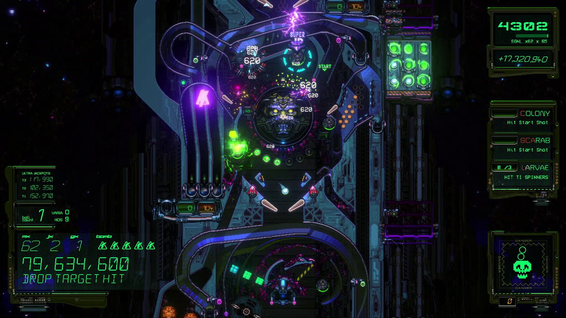 Screenshot for Xenotilt: Hostile Pinball Action