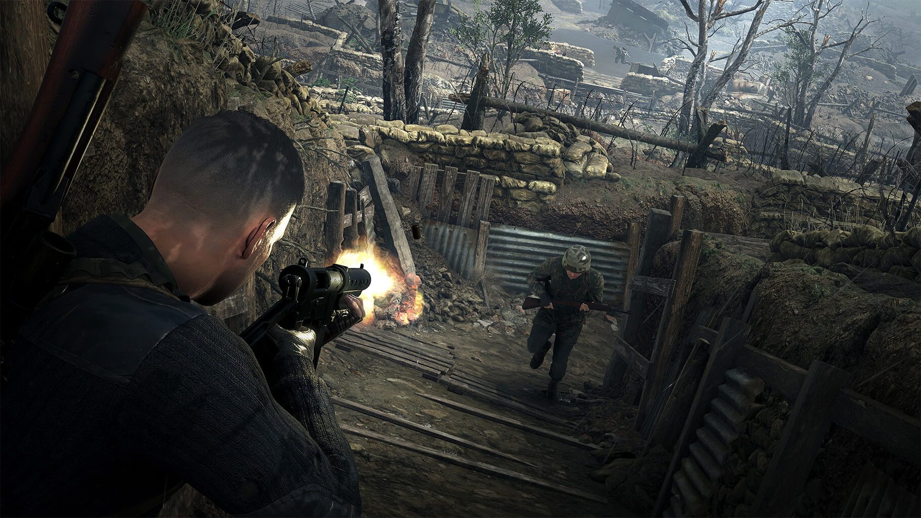 Screenshot for Sniper Elite 5: Conqueror Mission, Weapon and Skin Pack
