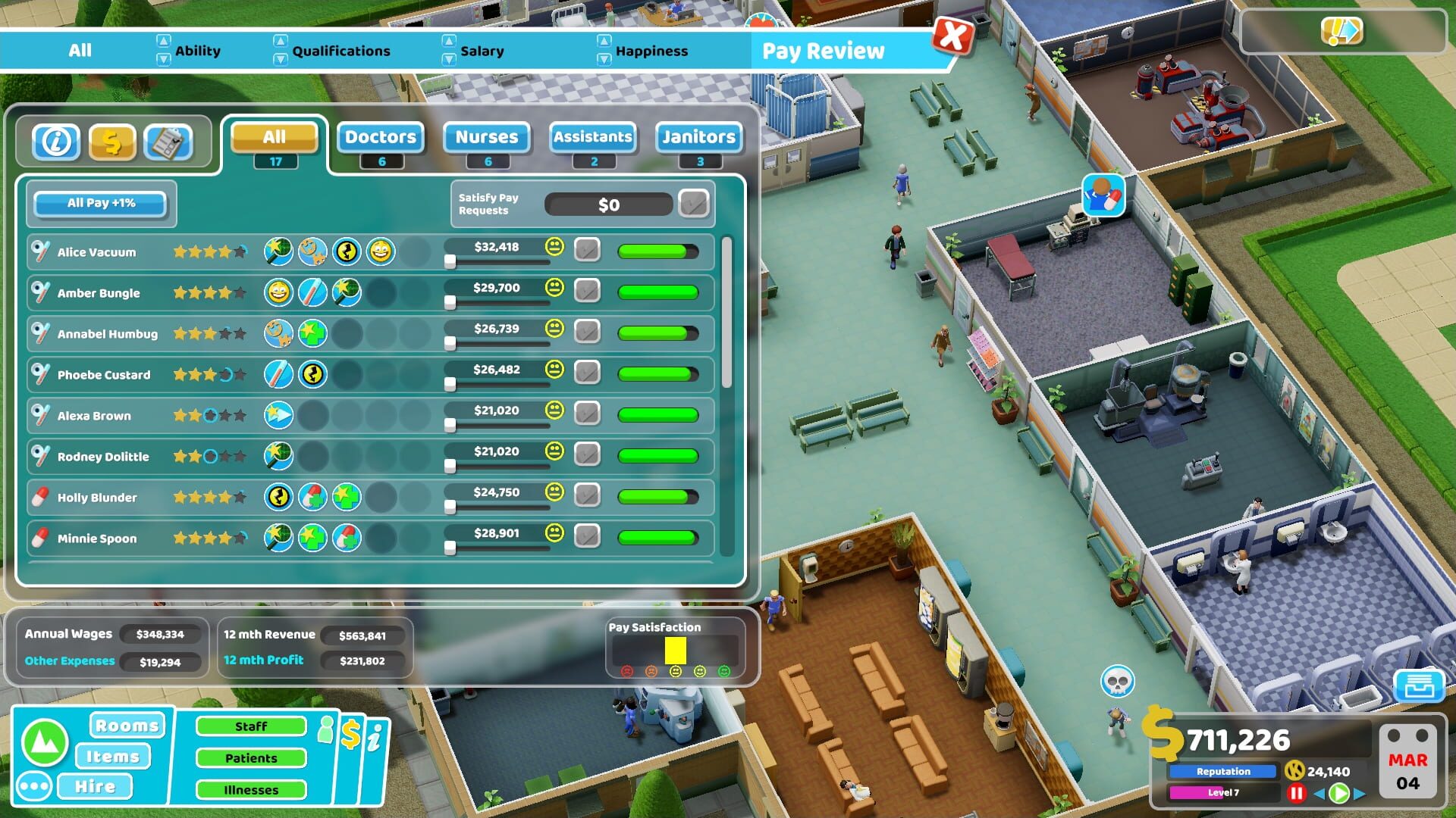 Screenshot for Two Point Hospital