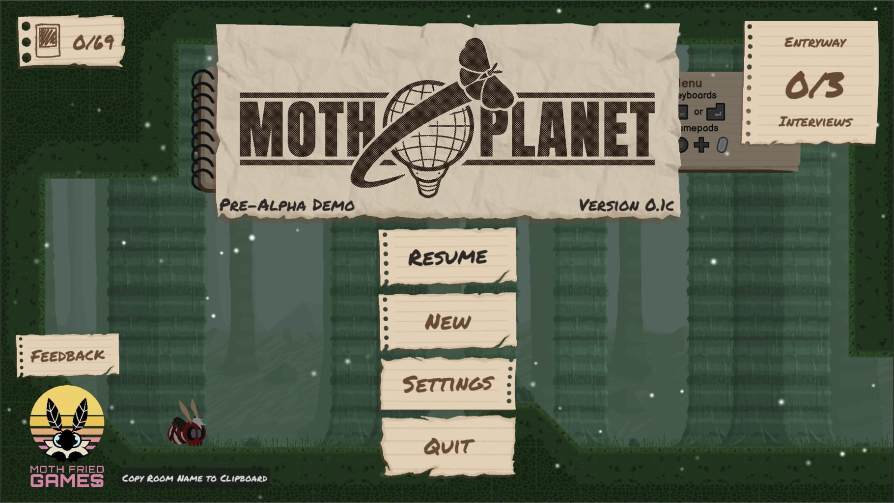 Screenshot for Moth Planet