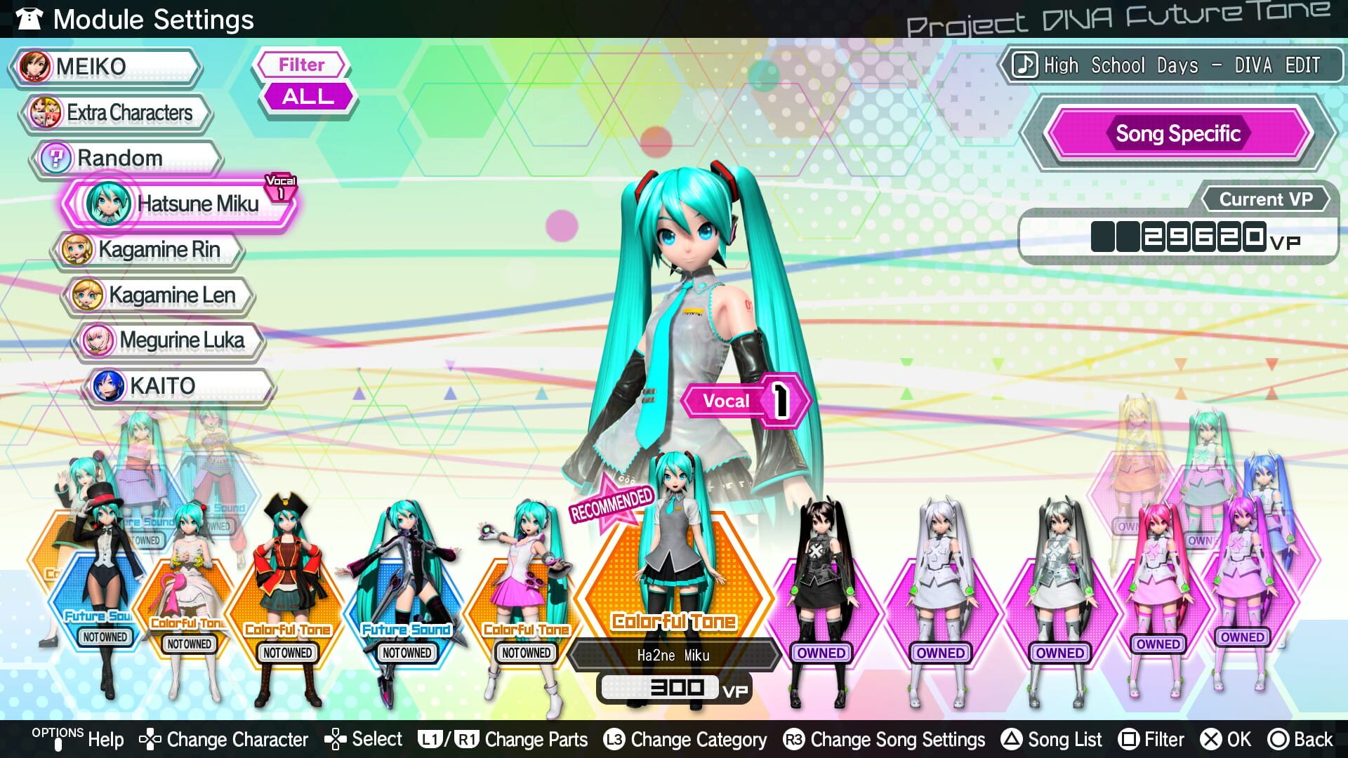 Screenshot for Hatsune Miku: Project Diva Future Tone